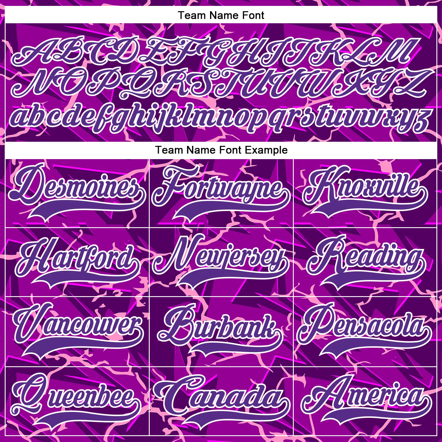 Custom Purple Black Pink-White Lightning Hockey Lace Neck Jersey - Image 6