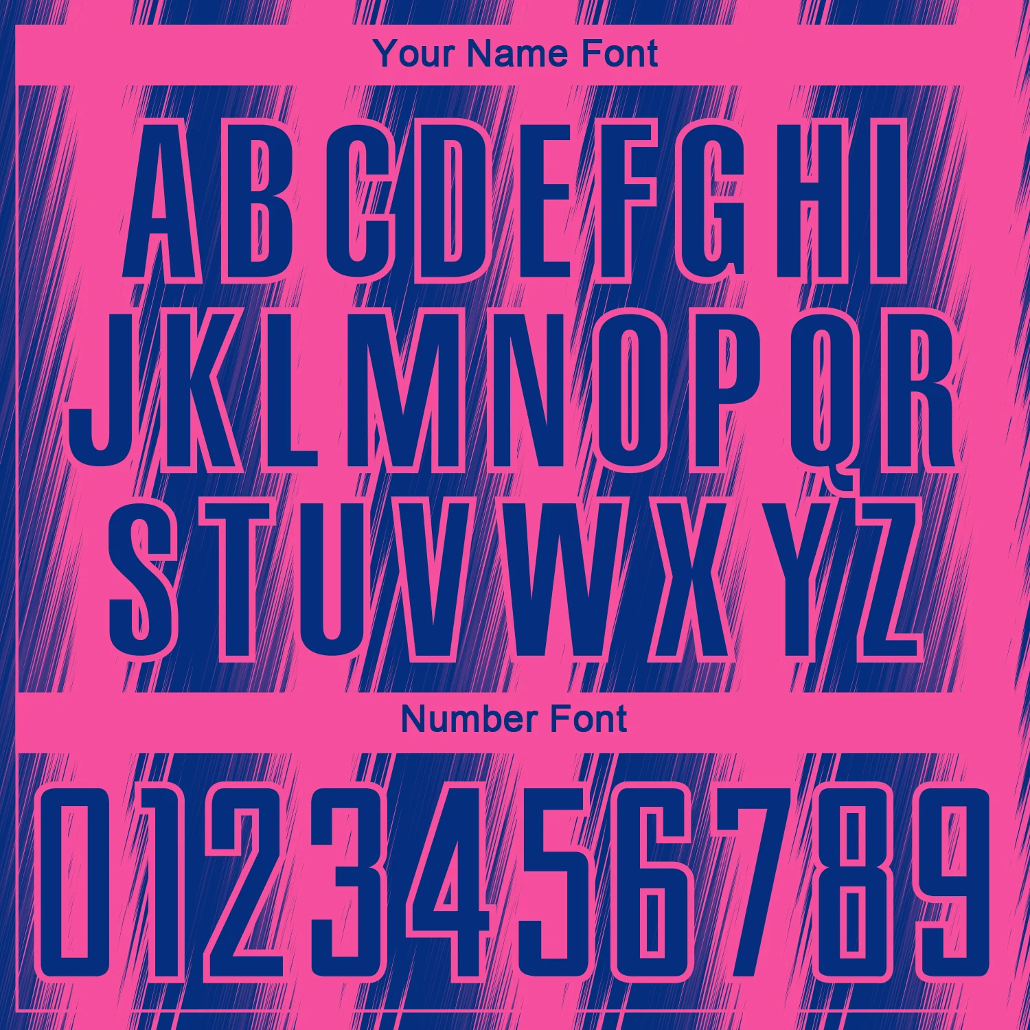 Custom Royal Pink Vertical Brush Stroke Stripes Sublimation Soccer Uniform Jersey - Image 6