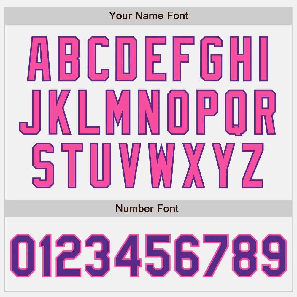 Custom White Purple-Pink Authentic Two Tone Baseball Jersey - Image 5