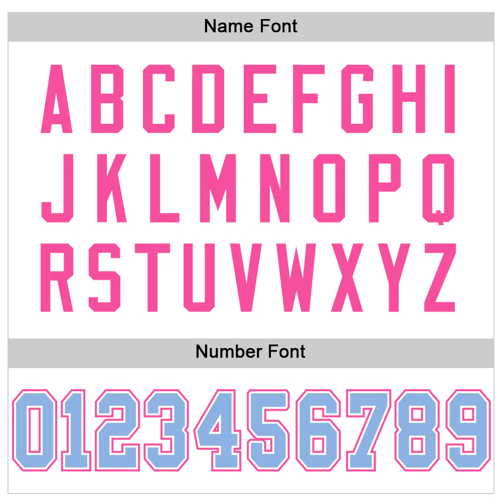 Custom White Light Blue-Pink Mesh Authentic Football Jersey - Image 4