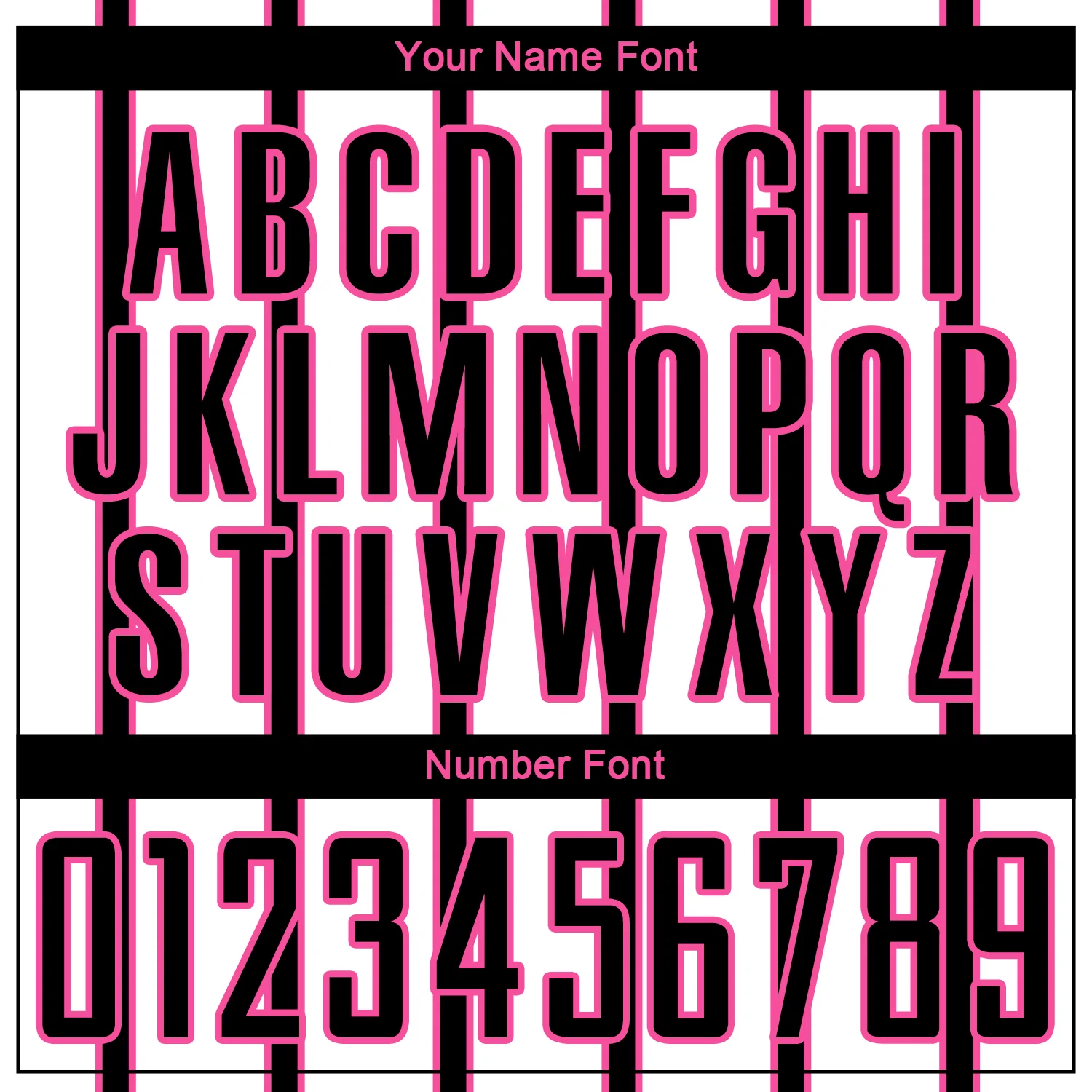 Custom White Black-Pink Stripe Line Sublimation Soccer Uniform Jersey - Image 6