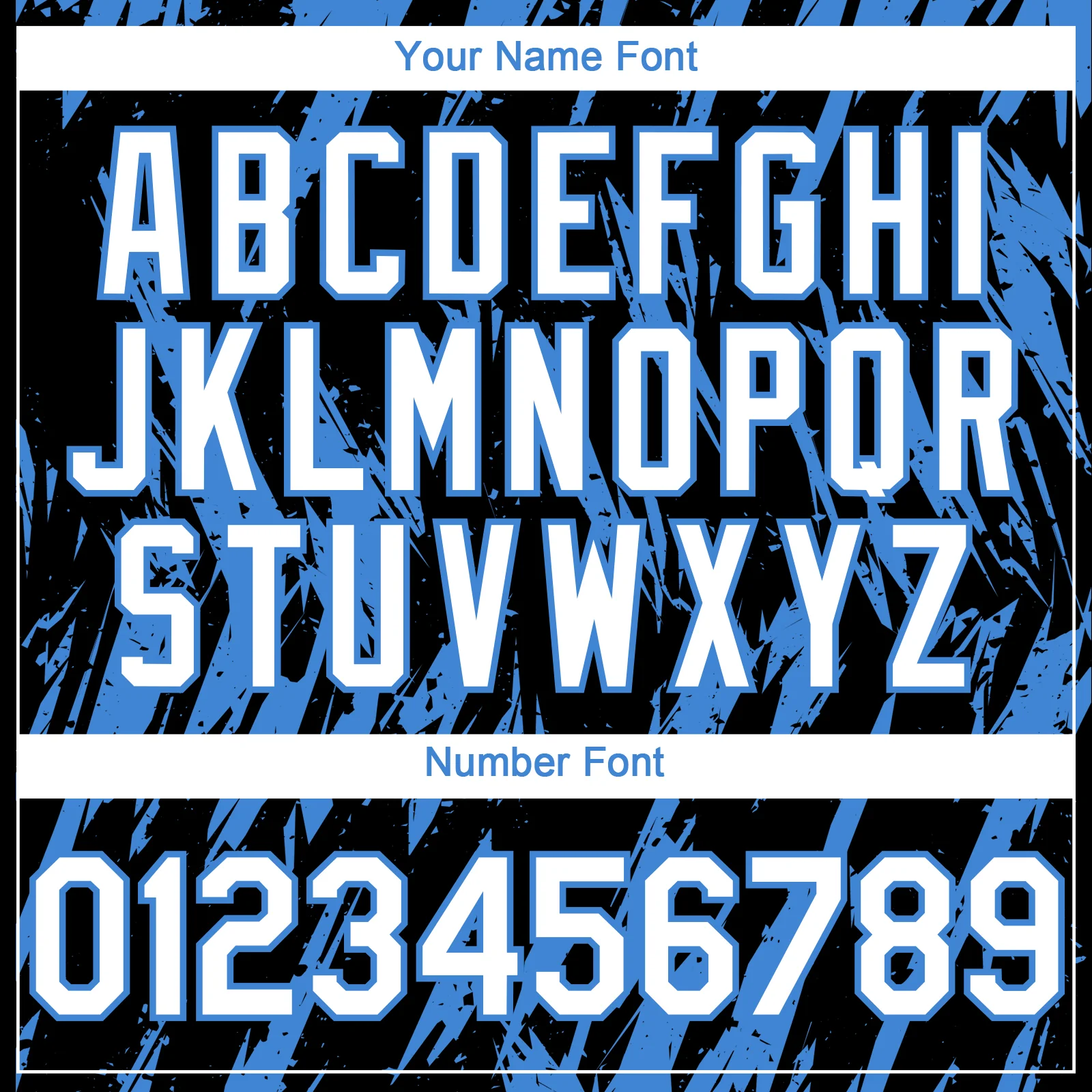 Custom Black White-Powder Blue Splatter Torn Sharp Brush Stroke Authentic Baseball Jersey - Image 5