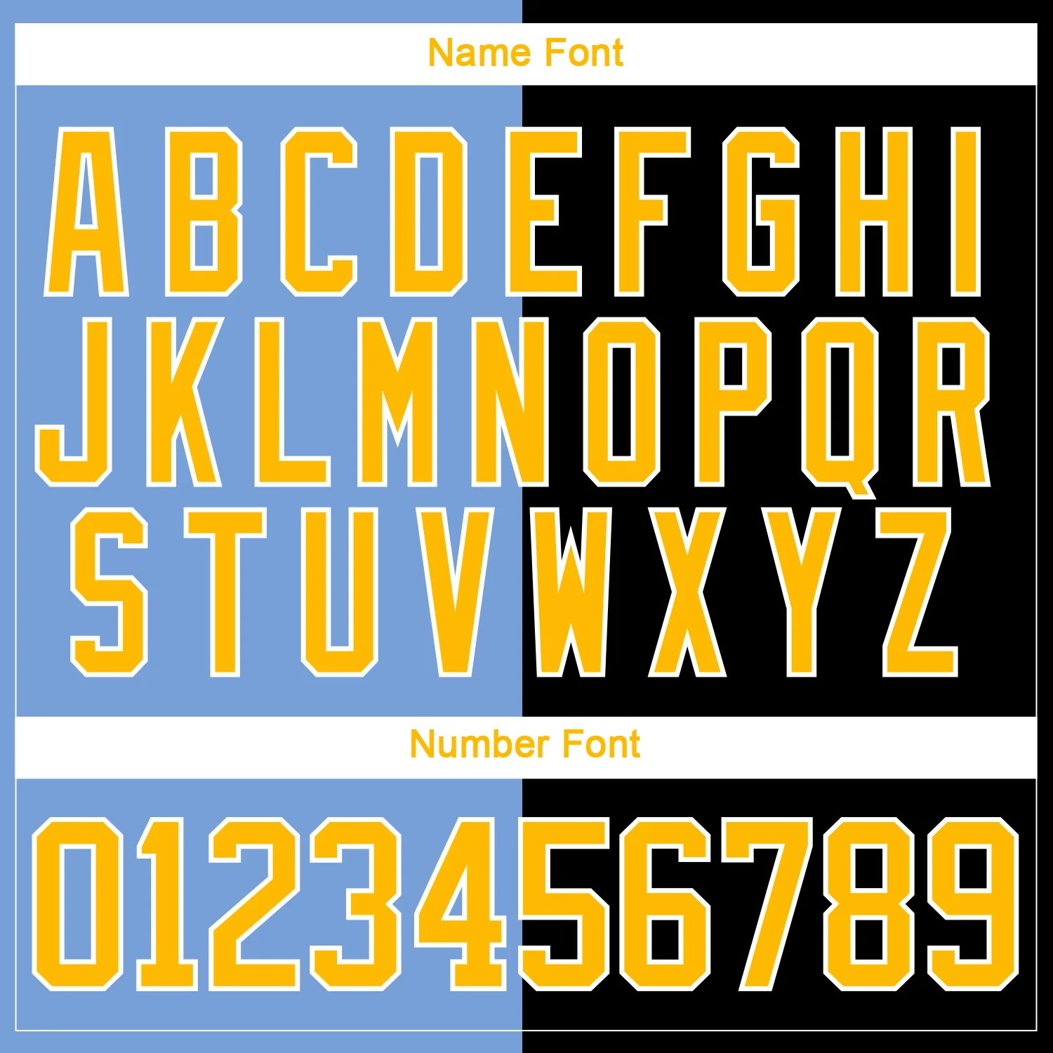 Custom Black Gold Powder Blue-White Split Fashion Hockey Lace Neck Jersey - Image 7