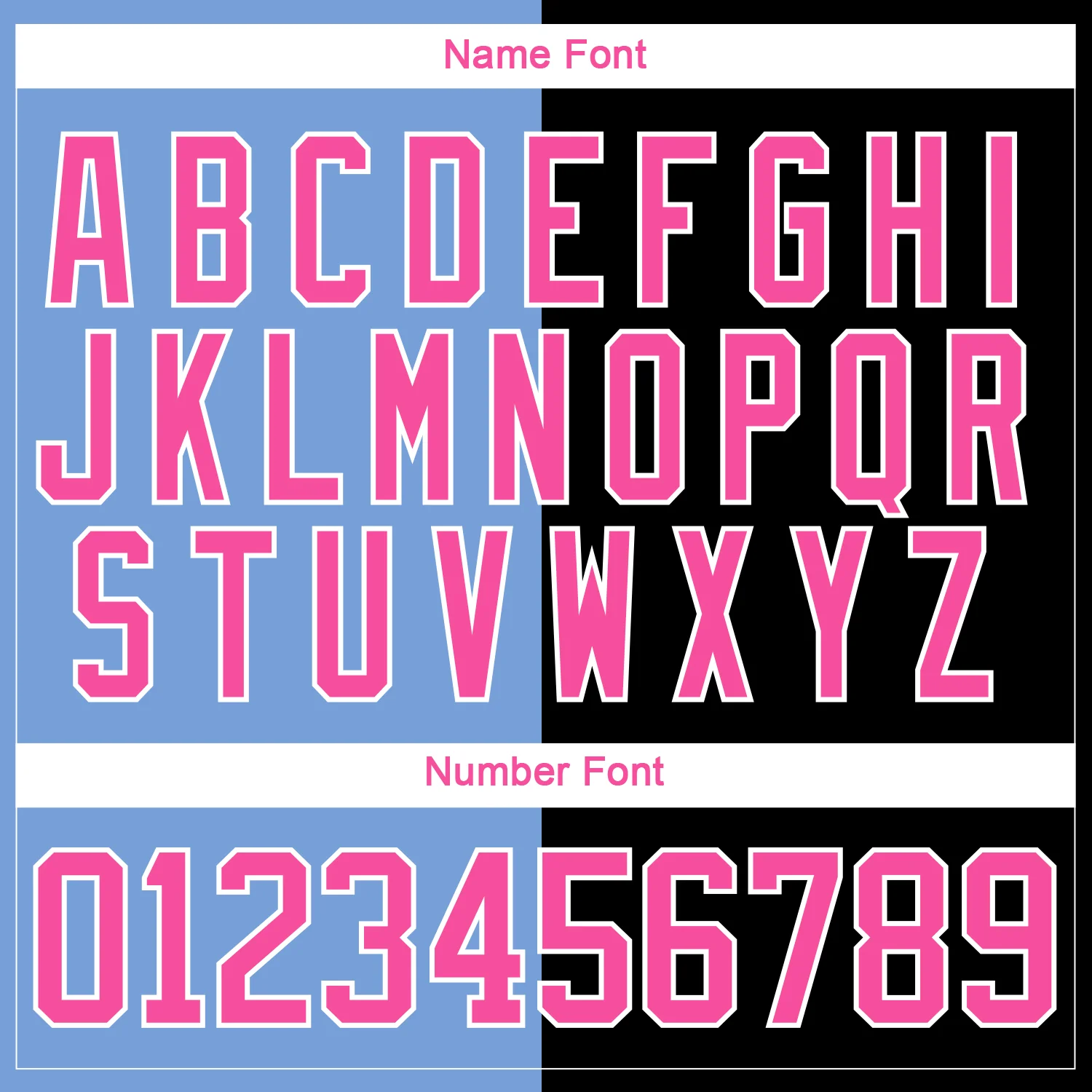 Custom Black Pink Powder Blue-White Split Fashion Hockey Lace Neck Jersey - Image 7