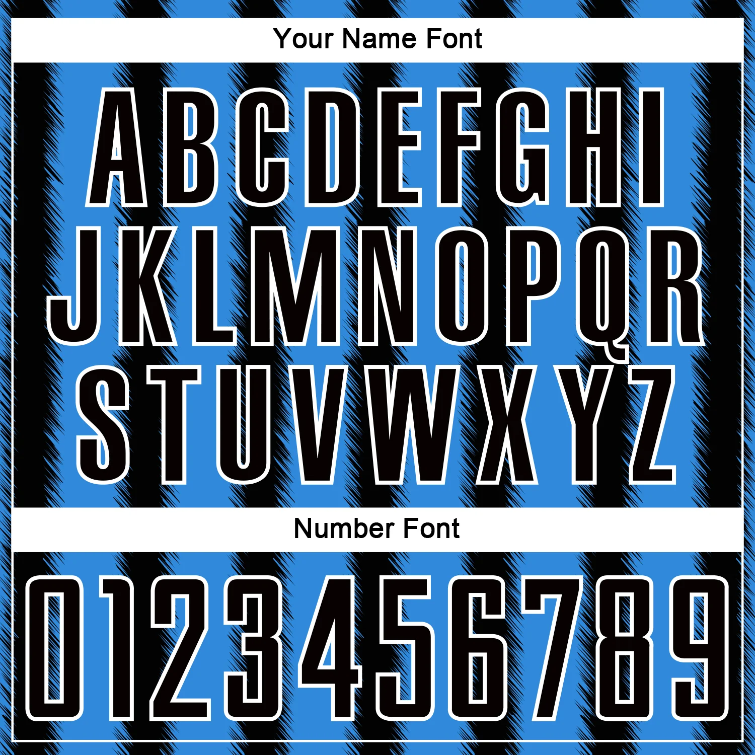 Custom Black Powder Blue-White Line Sublimation Soccer Uniform Jersey - Image 6