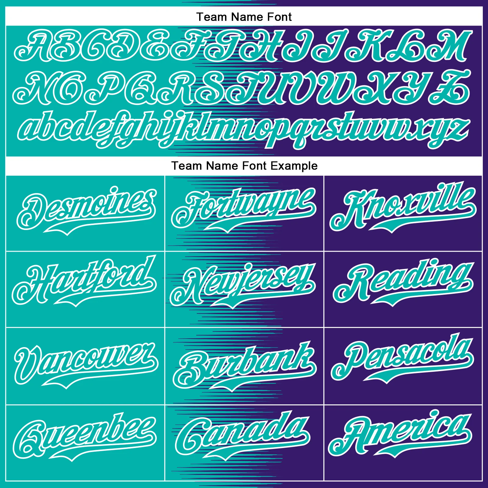 Custom Aqua Purple-White Gradient Line Bomber Full-Snap Varsity Letterman Hoodie Jacket - Image 5