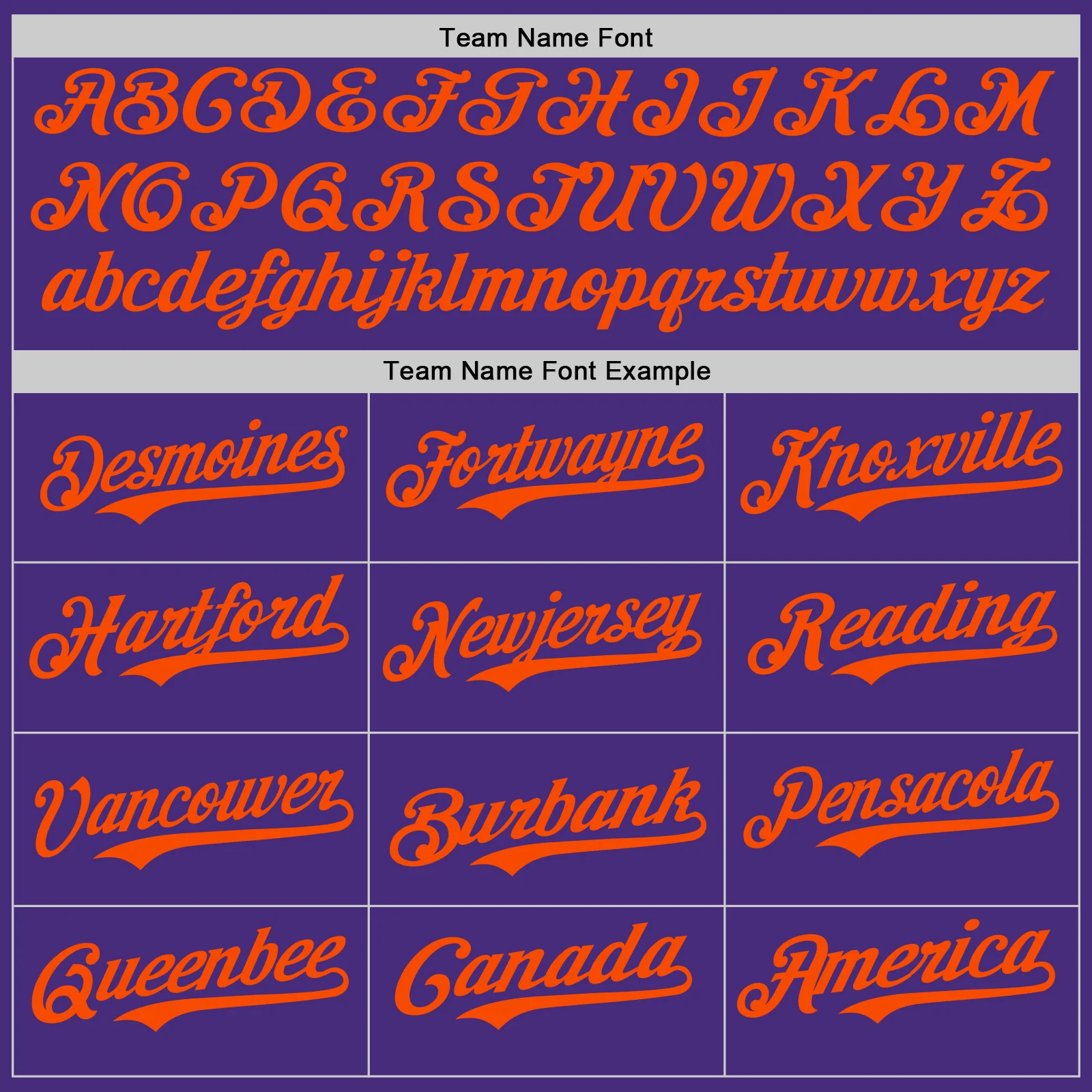 Custom Purple Orange Authentic Baseball Jersey - Image 4