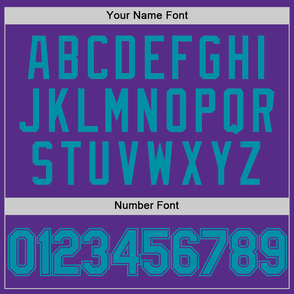 Custom Purple Teal Authentic Throwback Basketball Jersey - Image 4