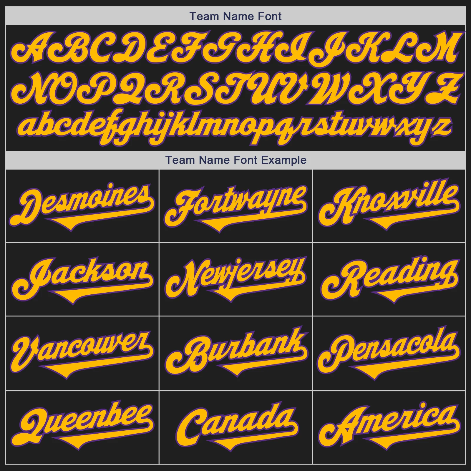 Custom Black Gold-Purple Authentic Two Tone Baseball Jersey - Image 4