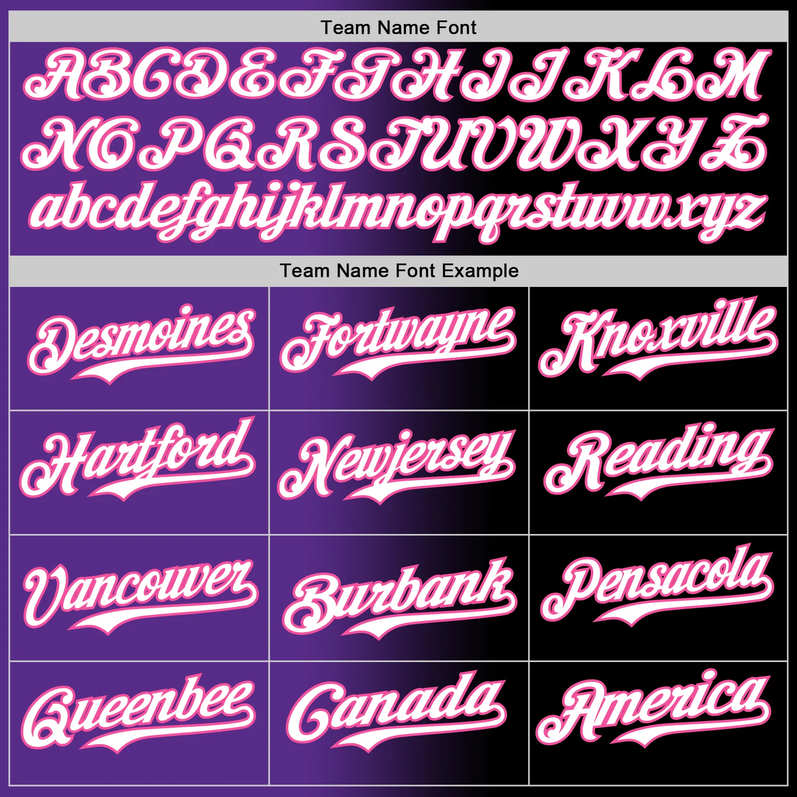Custom Black White Purple-Pink Authentic Gradient Fashion Baseball Jersey - Image 4