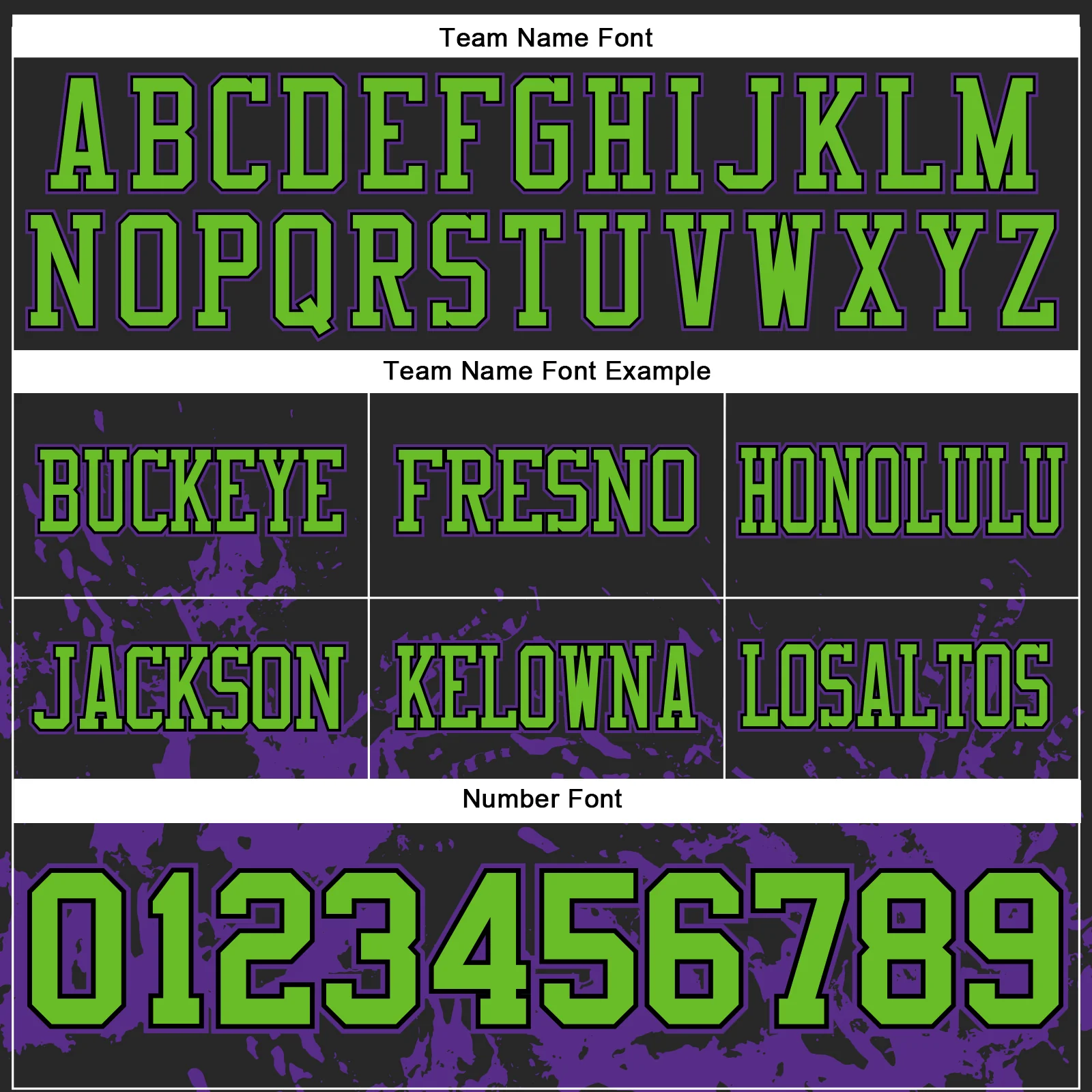 Custom Black Neon Green-Purple 3D Pattern Splash Authentic Football Jersey - Image 4