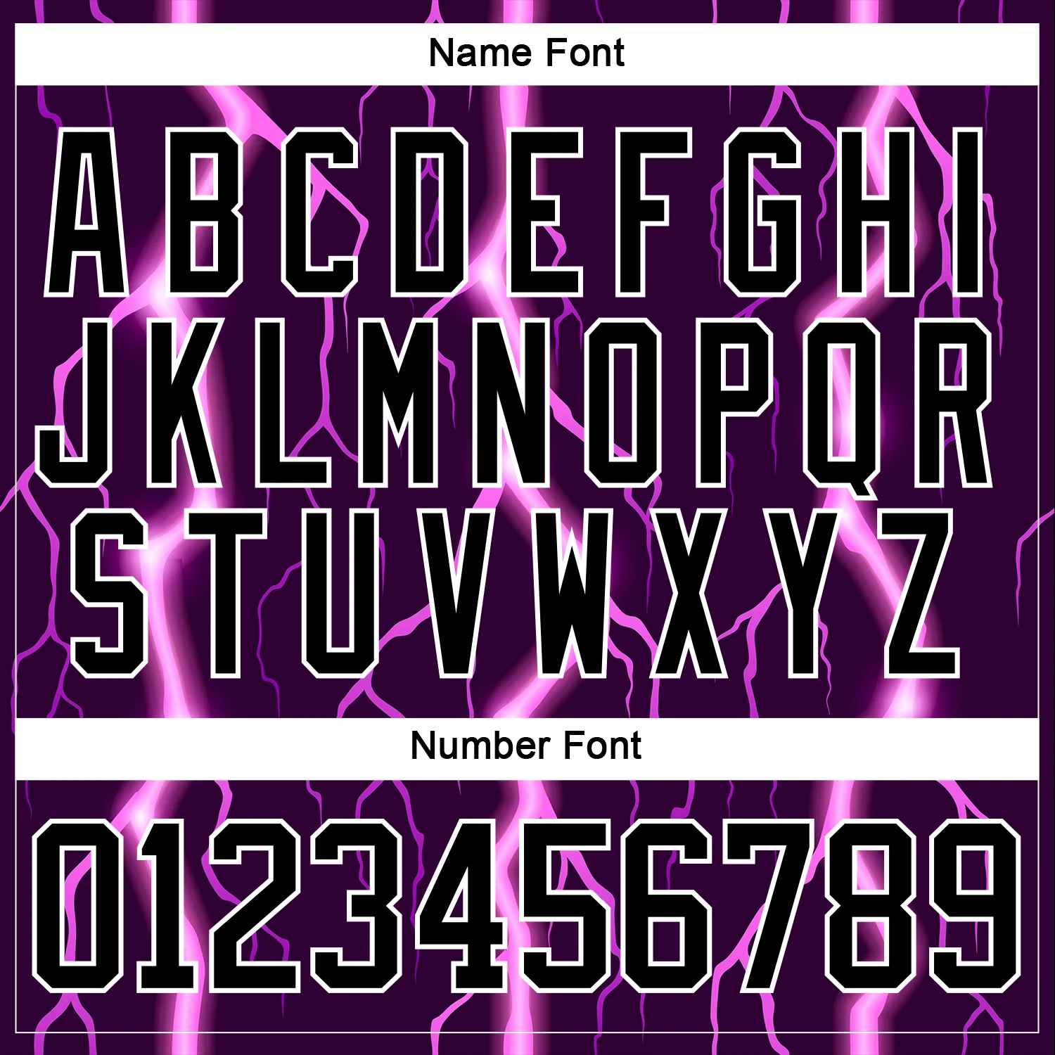 Custom Black Purple Pink-White Lightning Hockey Lace Neck Jersey - Image 7