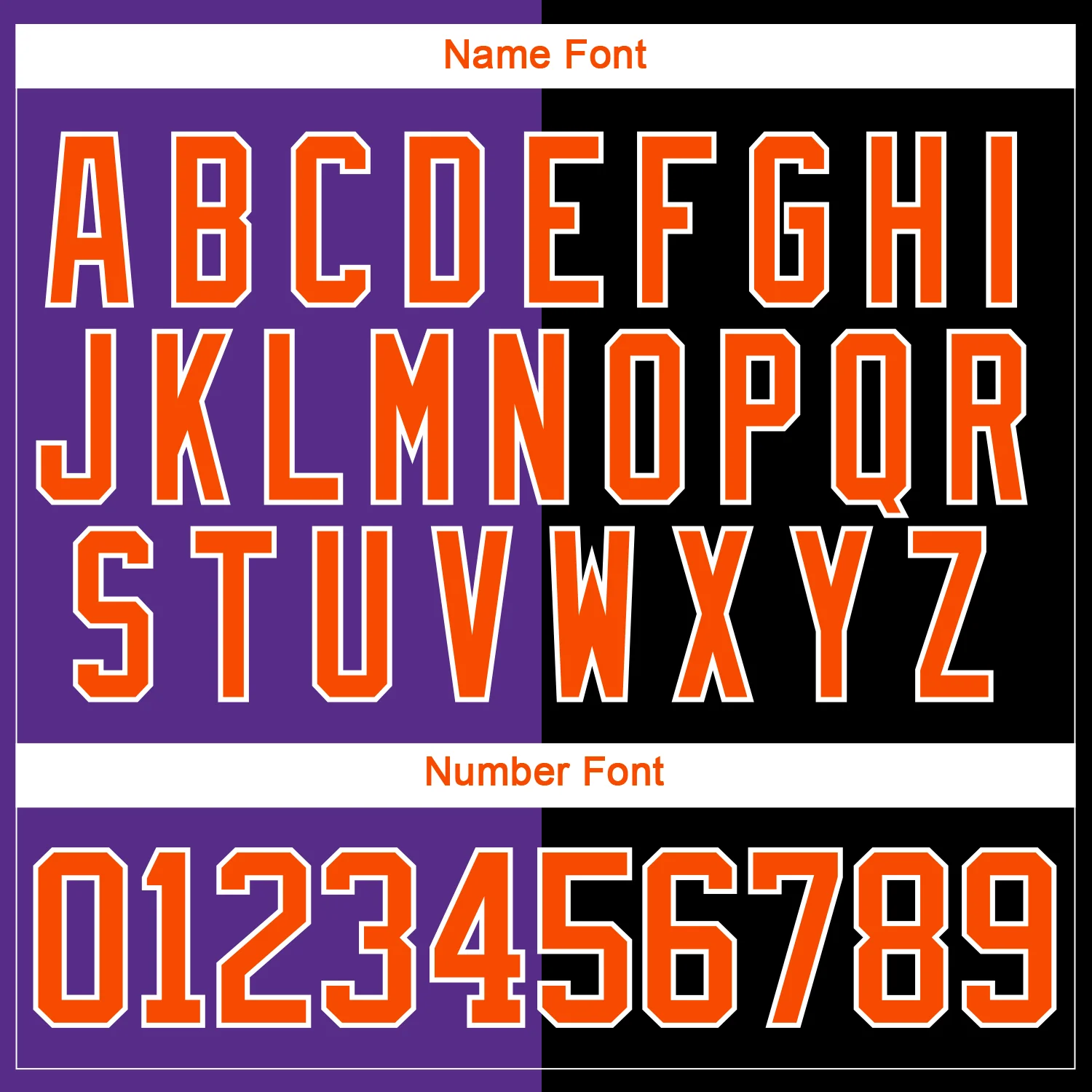 Custom Black Orange Purple-White Split Fashion Hockey Lace Neck Jersey - Image 7