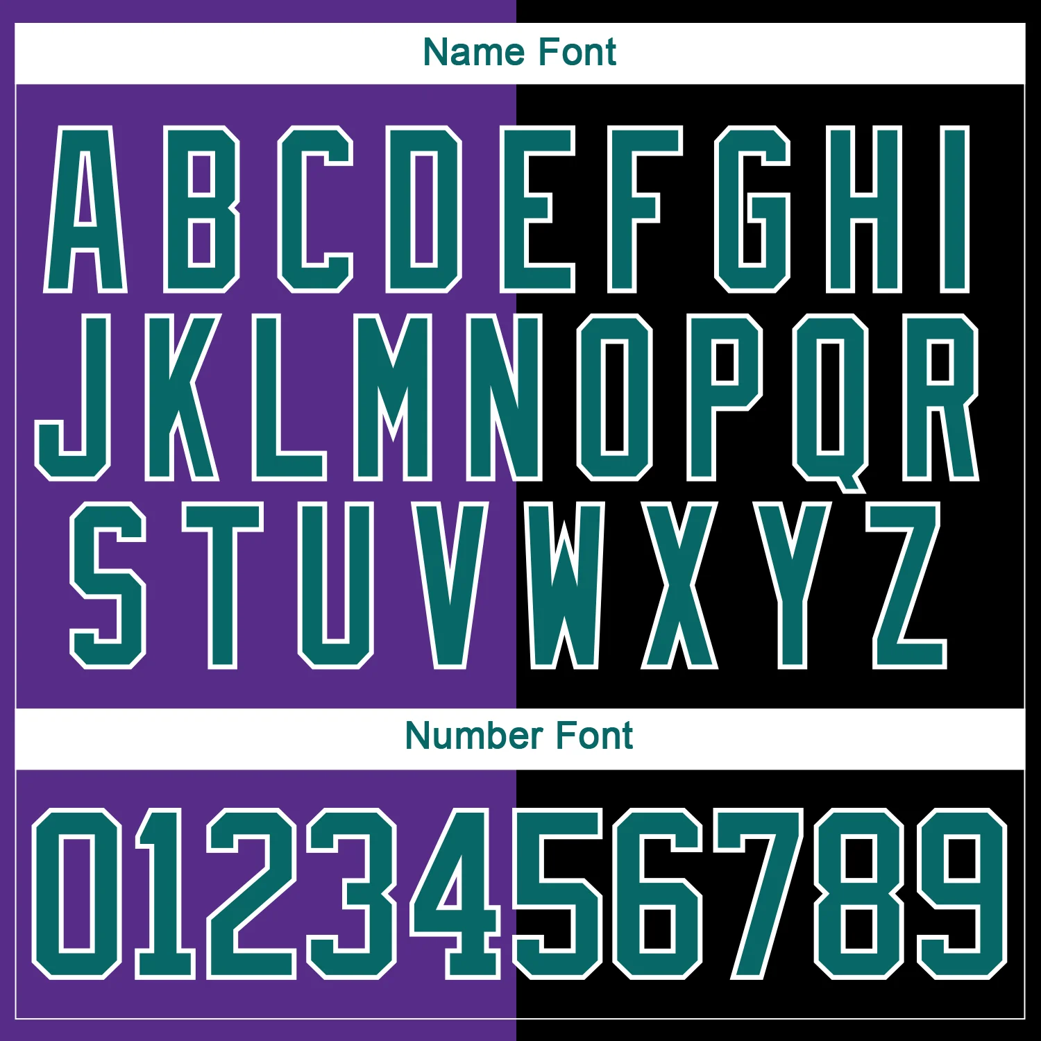 Custom Black Teal Purple-White Split Fashion Hockey Lace Neck Jersey - Image 7