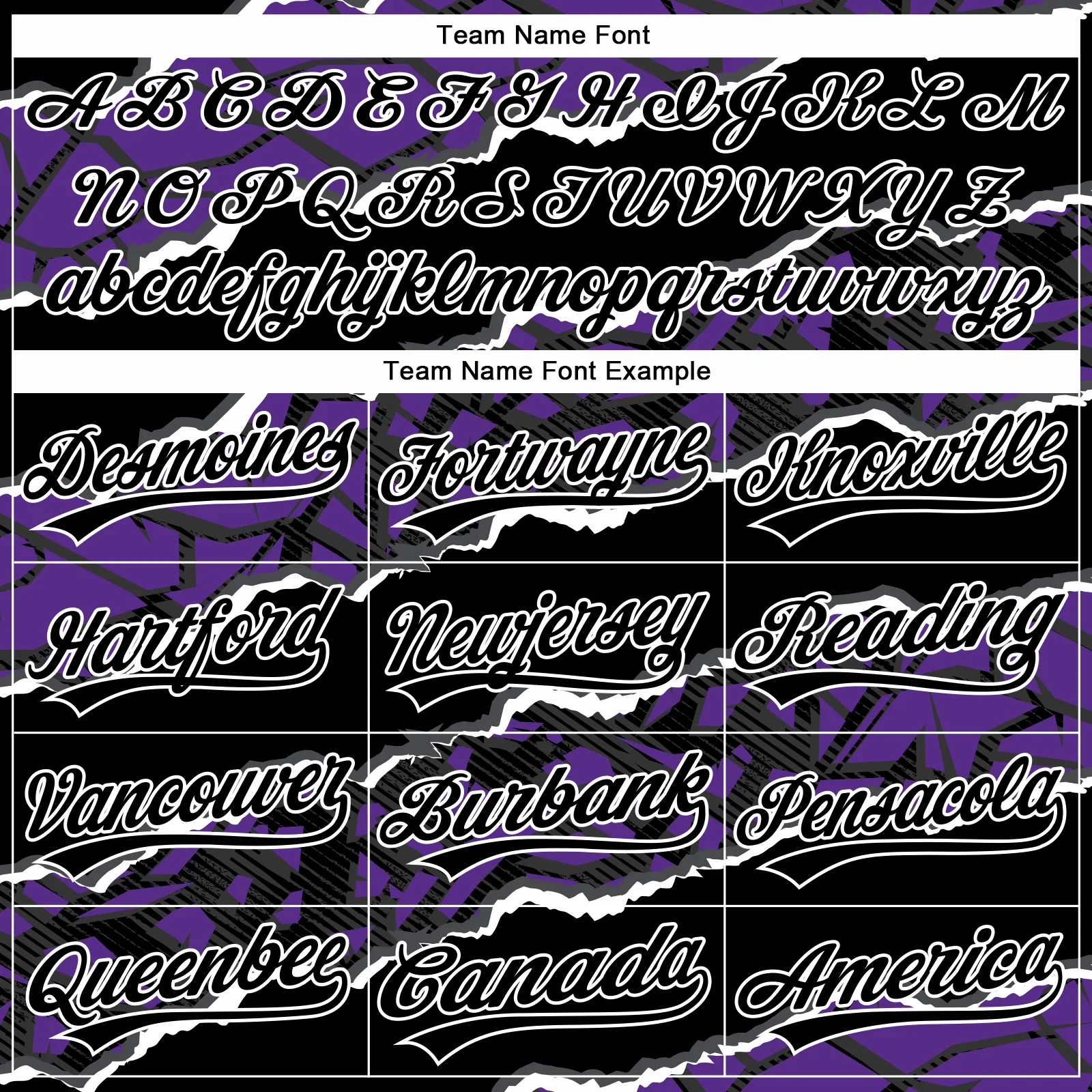 Custom Stitched Black Purple-White 3D Pattern Design Torn Paper Style Sports Pullover Sweatshirt Hoodie - Image 3
