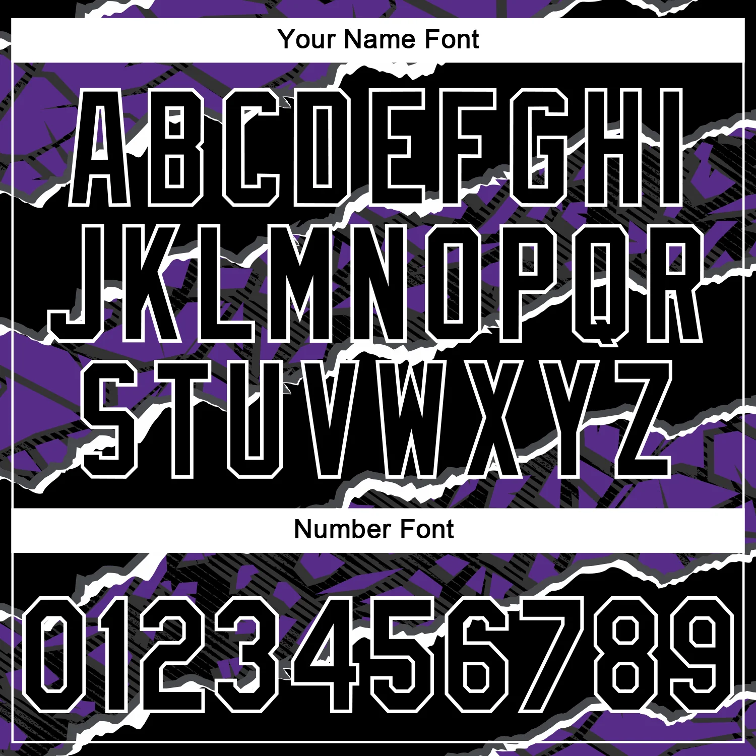 Custom Stitched Black Purple-White 3D Pattern Design Torn Paper Style Sports Pullover Sweatshirt Hoodie - Image 4