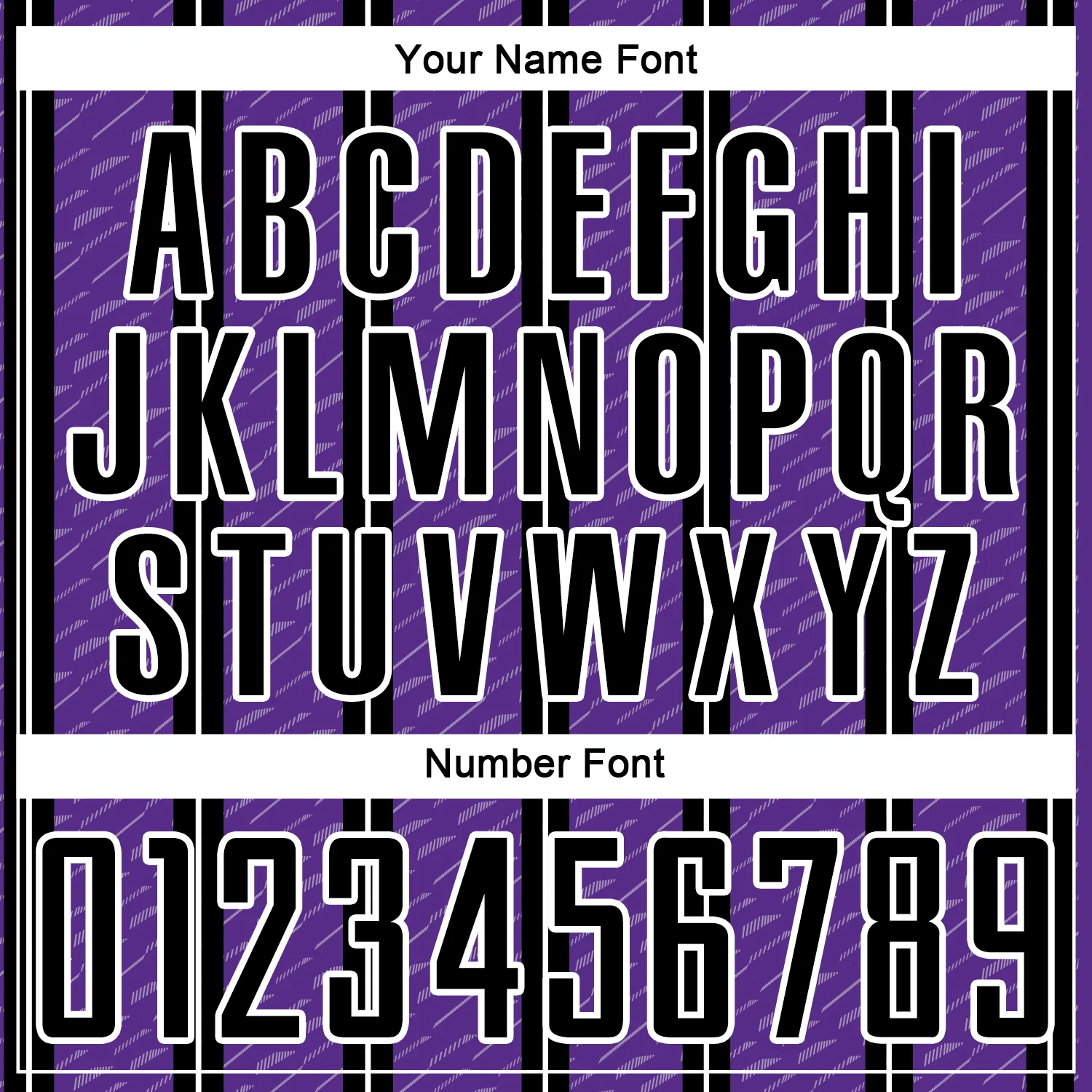Custom Black Purple-White Line Sublimation Soccer Uniform Jersey - Image 6