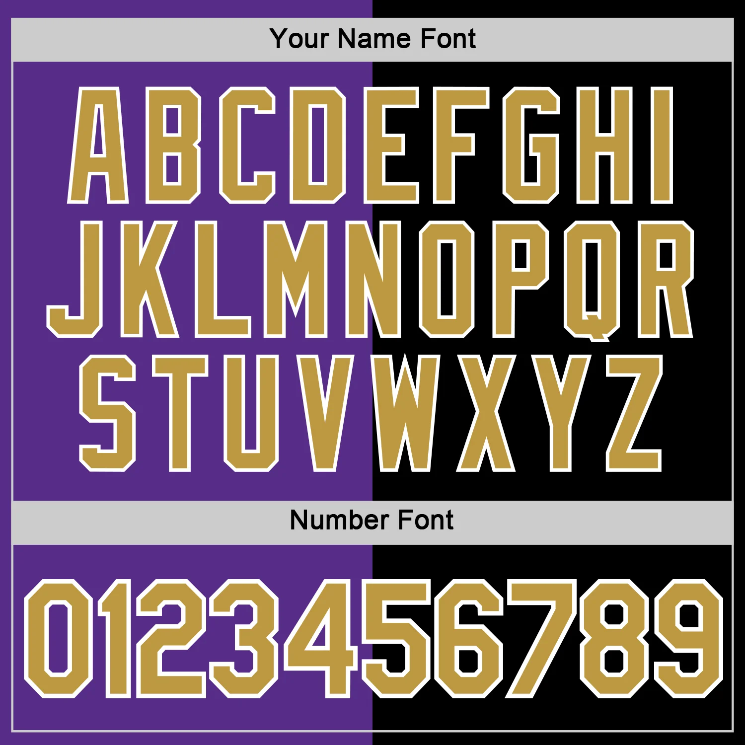 Custom Black Old Gold-Purple Split Fashion Performance T-Shirt - Image 4
