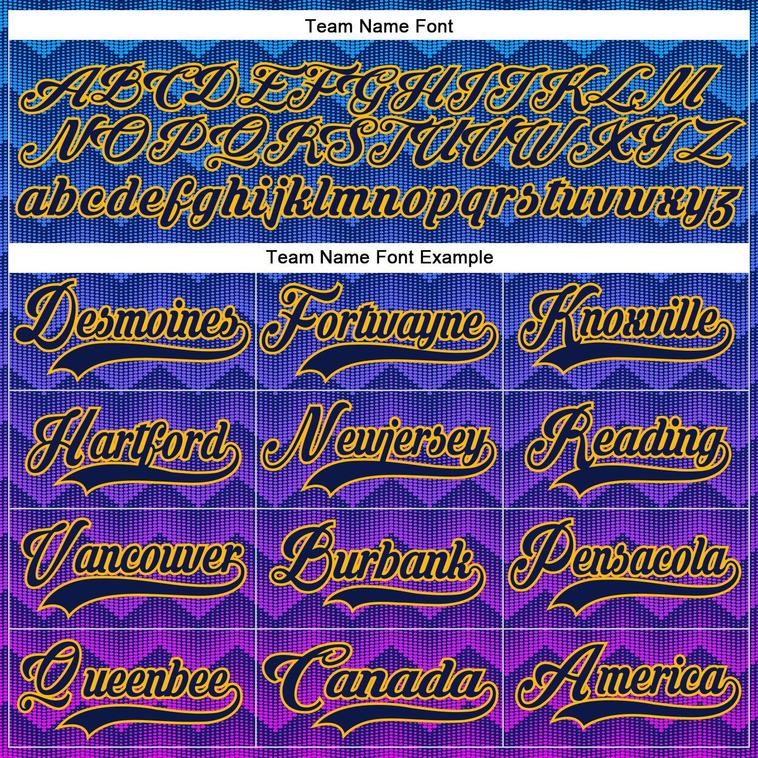 Custom Blue Navy Purple-Gold Abstract Gradient Halftone Pattern Hockey Lace Neck Jersey - Image 6
