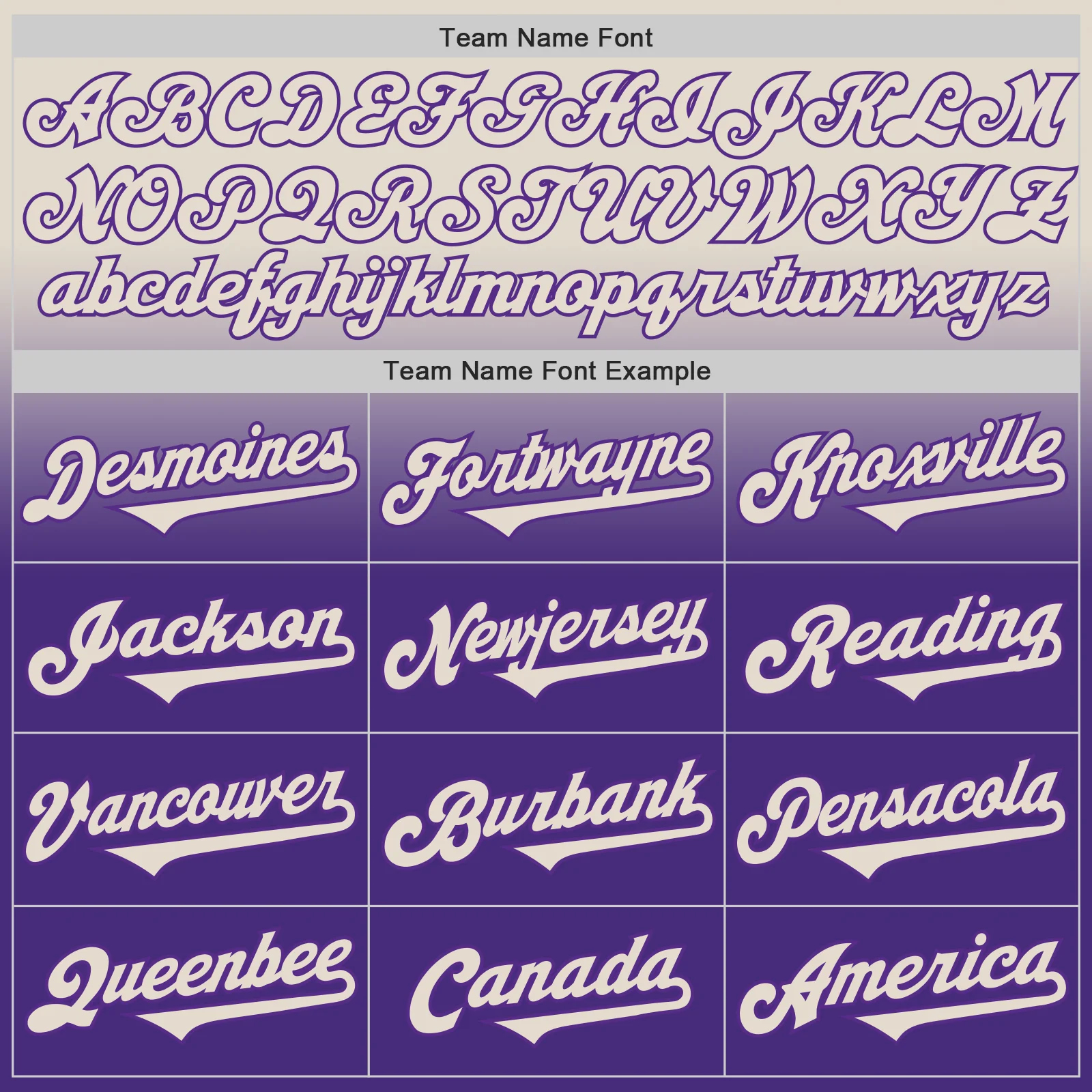 Custom Cream Purple Authentic Fade Fashion Baseball Jersey - Image 4