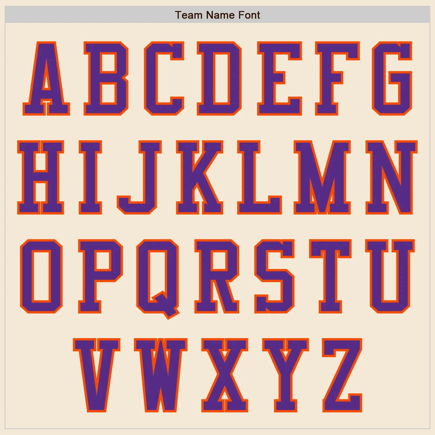 Custom Cream Orange-Purple Authentic Baseball Jersey - Image 7