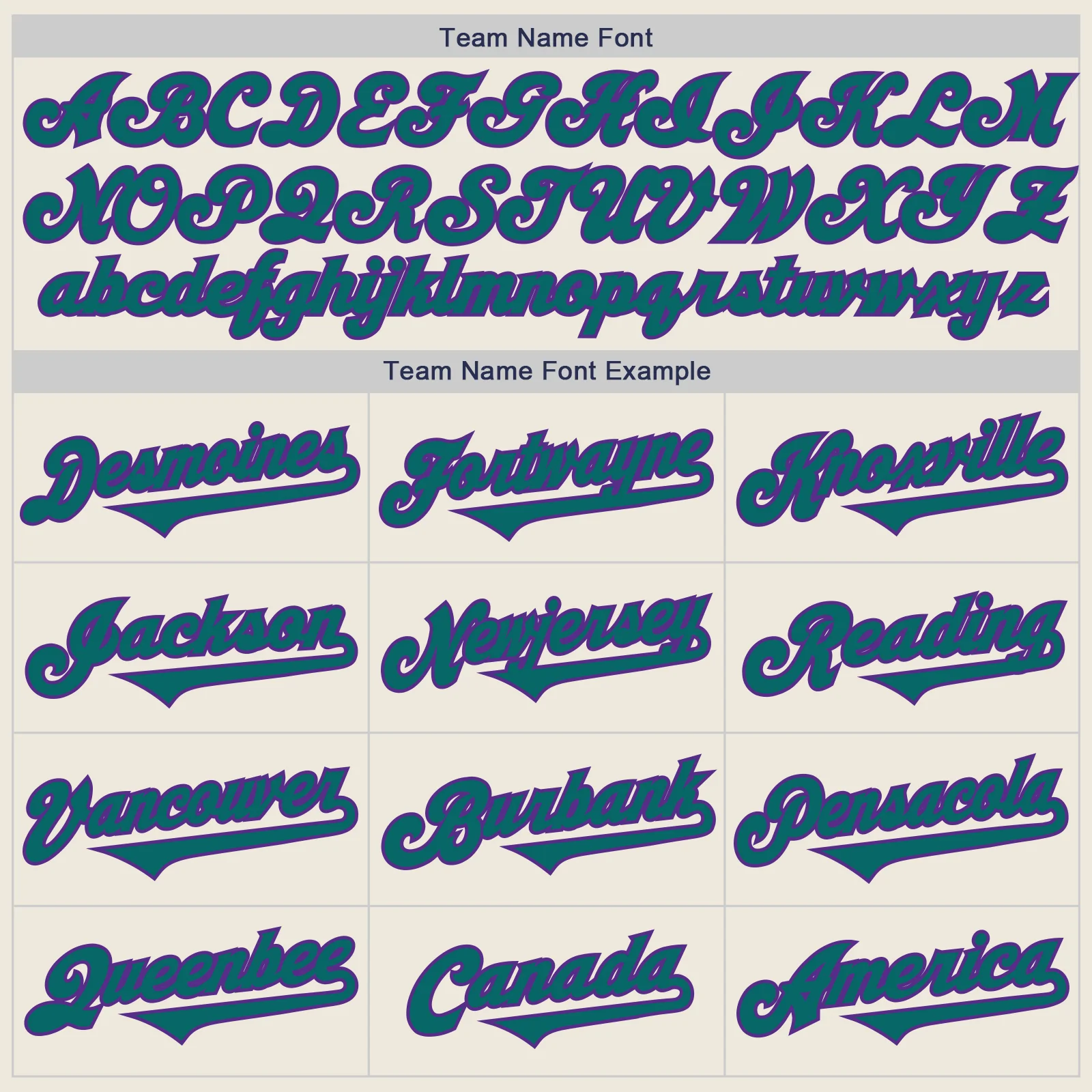 Custom Cream Teal-Purple Authentic Two Tone Baseball Jersey - Image 4