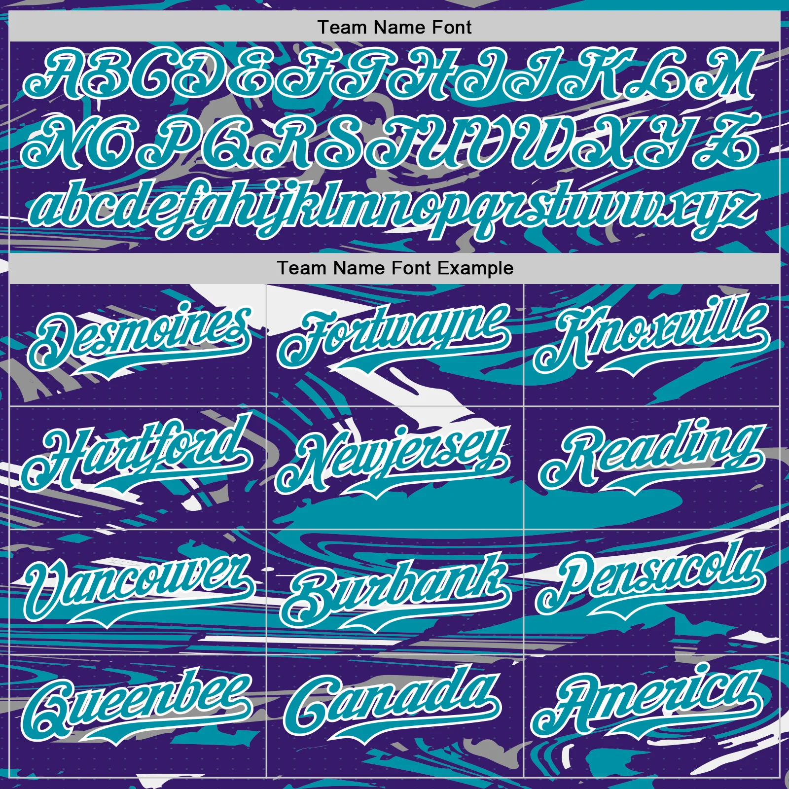 Custom Figure Teal Purple-White Fluid Pattern Bomber Full-Snap Varsity Letterman Hoodie Jacket - Image 5