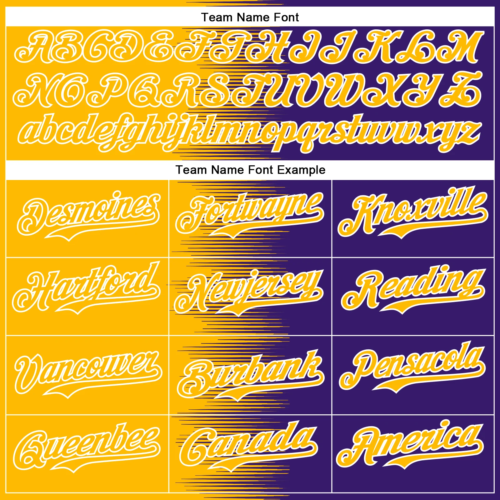 Custom Gold Purple-White Gradient Line Bomber Full-Snap Varsity Letterman Hoodie Jacket - Image 5