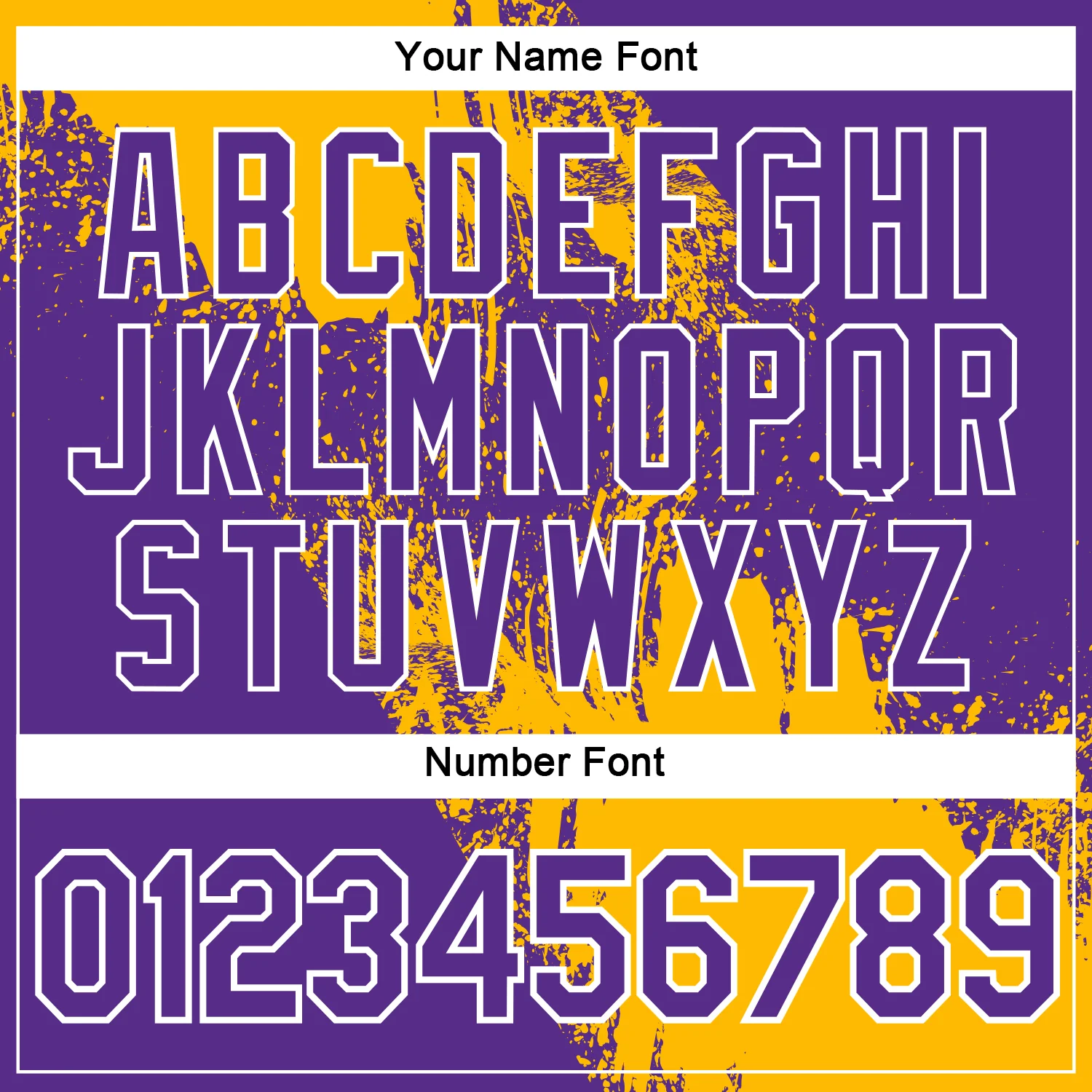 Custom Gold Purple-White 3D Pattern Design Abstract Brush Stroke Performance Polo Shirt - Image 5
