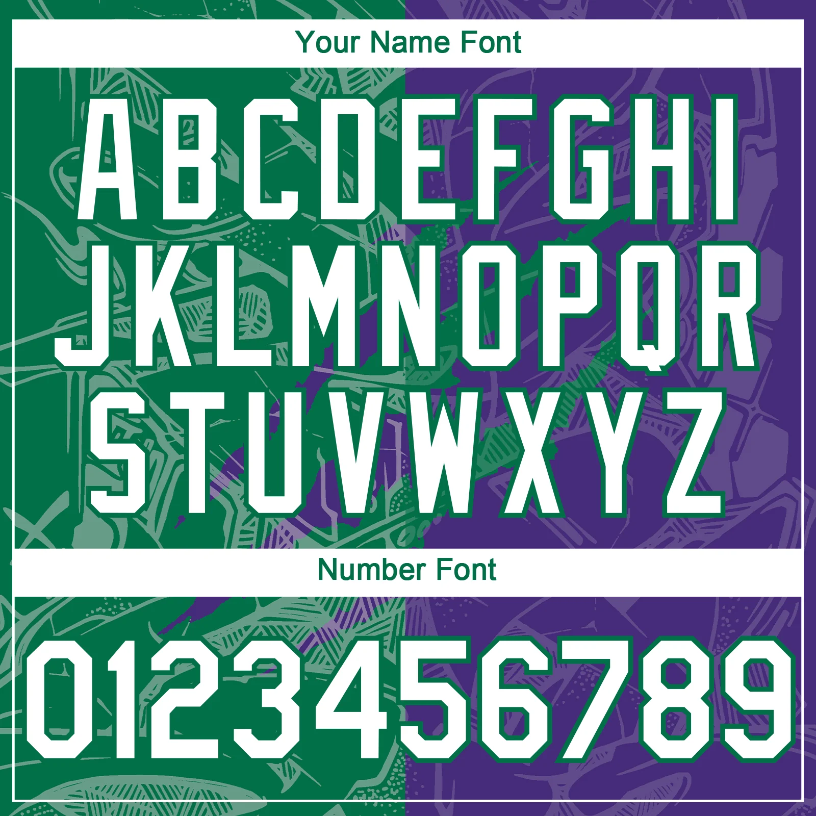 Custom Graffiti Pattern White Purple-Kelly Green 3D Scratch Authentic Baseball Jersey - Image 5