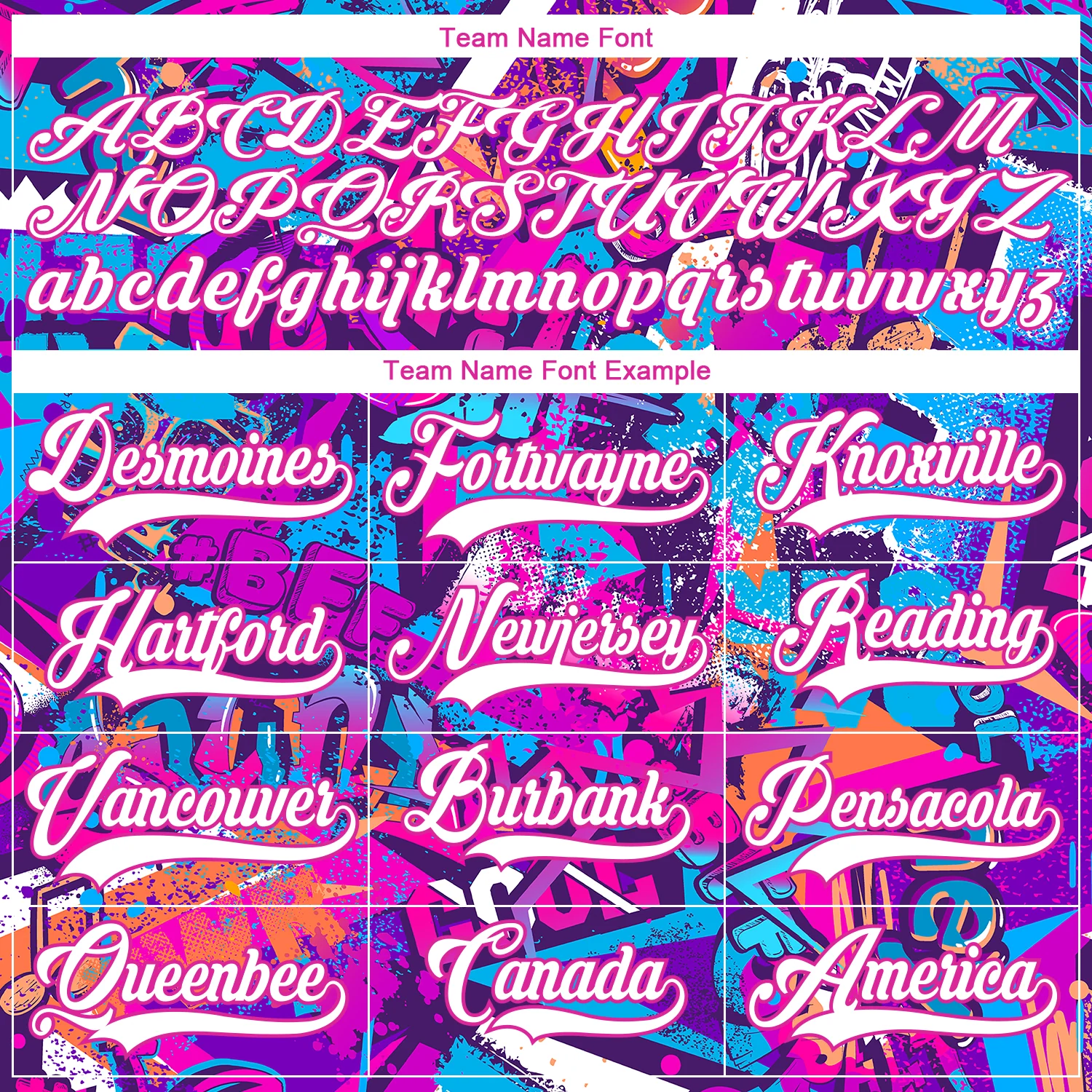 Custom Graffiti Pattern White Purple-Deep Pink 3D Pattern Scratch Hockey Lace Neck Jersey - Image 4