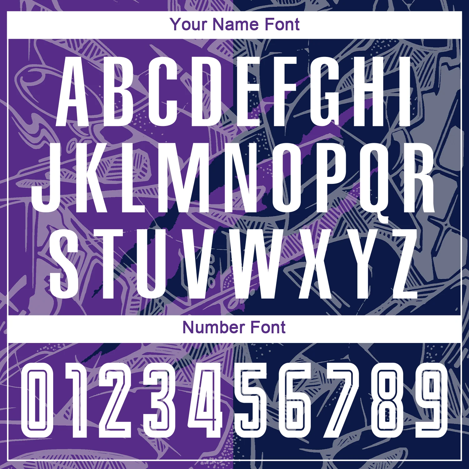 Custom Graffiti Pattern Purple-Navy Scratch Sublimation Soccer Uniform Jersey - Image 6