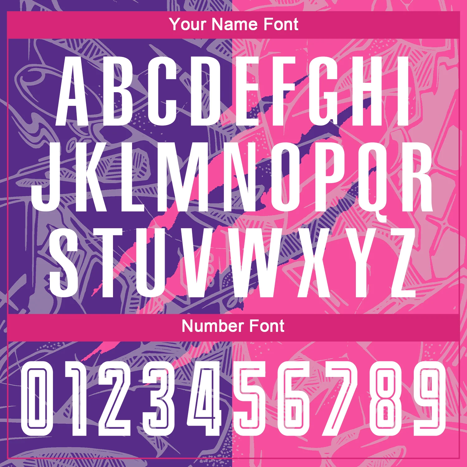 Custom Graffiti Pattern Purple-Pink Scratch Sublimation Soccer Uniform Jersey - Image 6