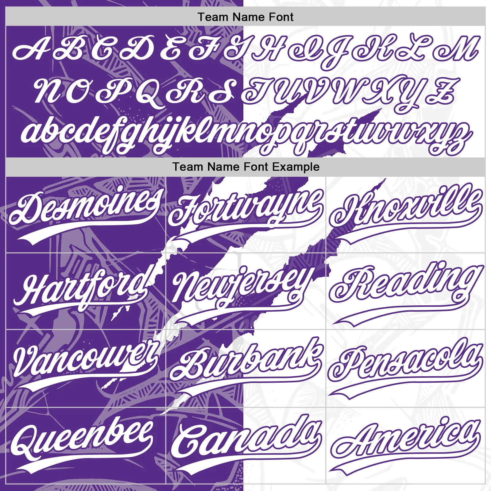 Custom Graffiti Pattern White-Purple 3D Scratch Two-Button Unisex Softball Jersey - Image 4