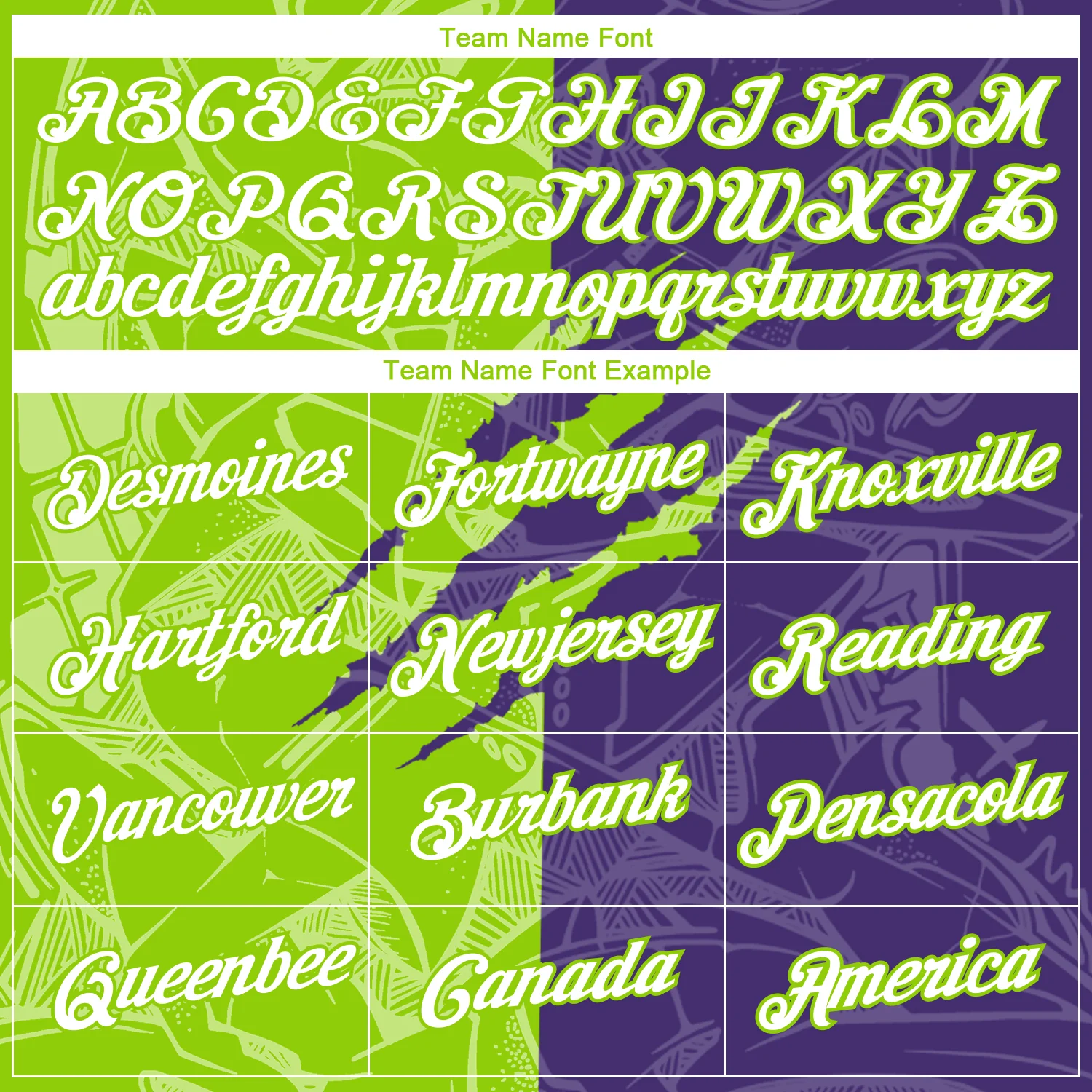 Custom Graffiti Pattern White Purple-Neon Green Scratch 3D Performance T-Shirt - Image 3