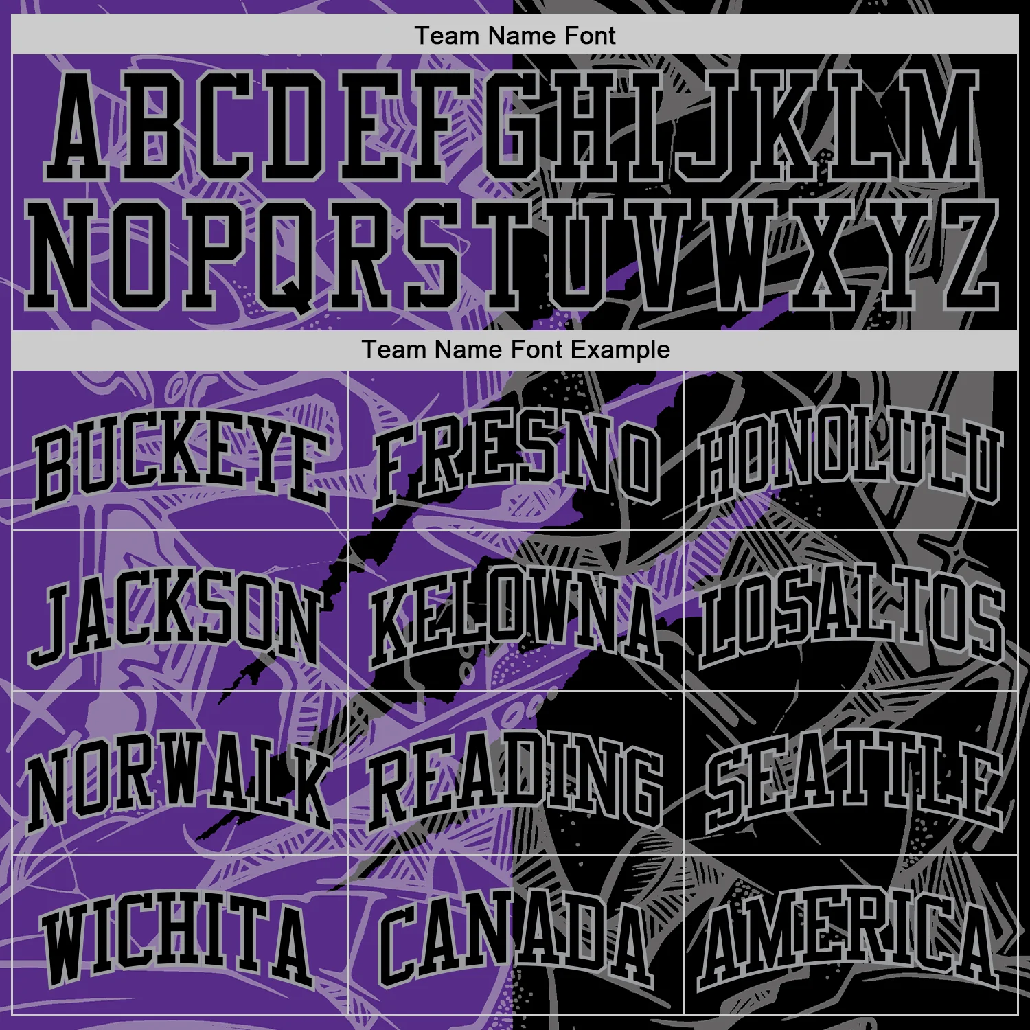 Custom Graffiti Pattern Black Purple-Gray Scratch Round Neck Sublimation Basketball Suit Jersey - Image 4