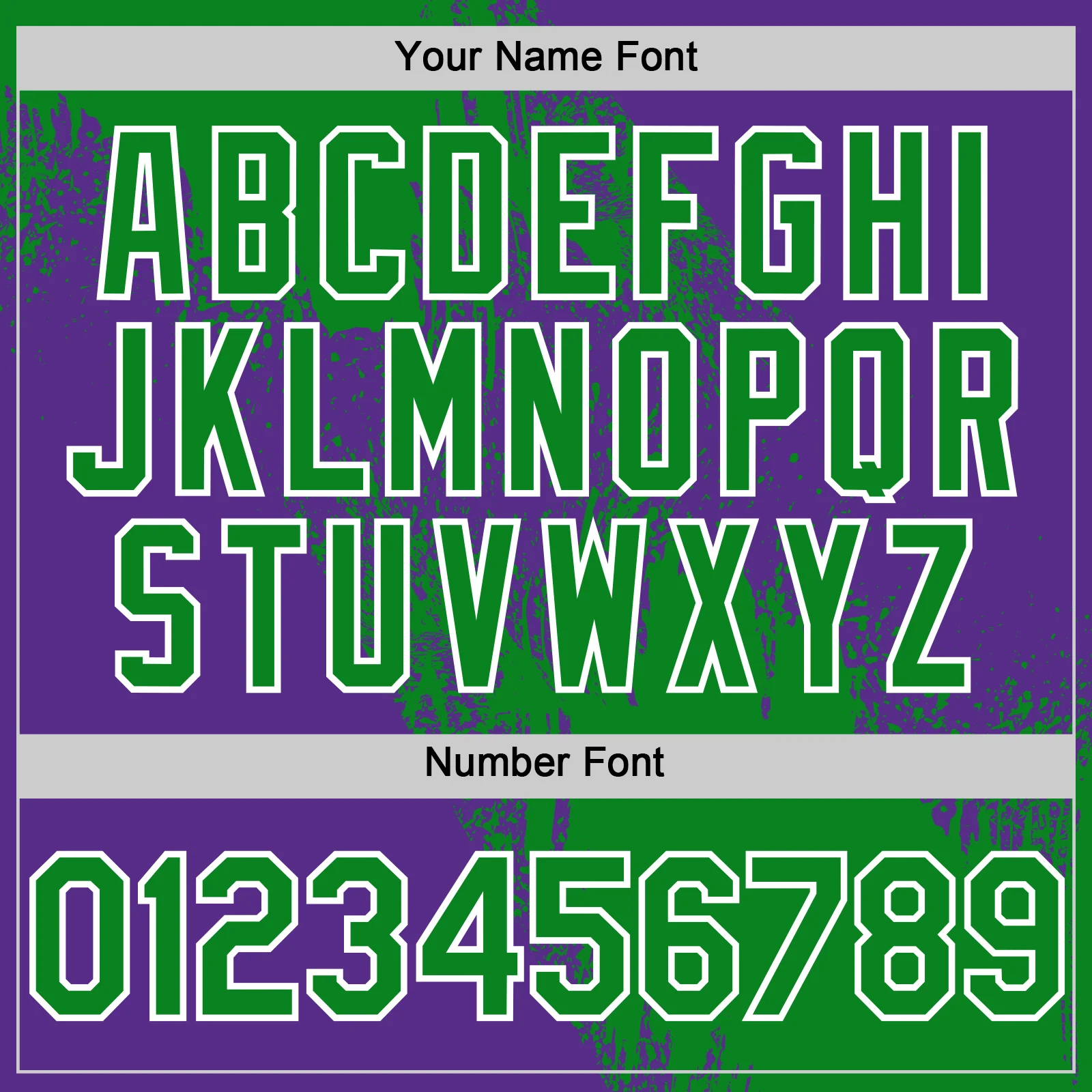 Custom Grass Green Purple-White 3D Pattern Design Abstract Brush Stroke Authentic Baseball Jersey - Image 5