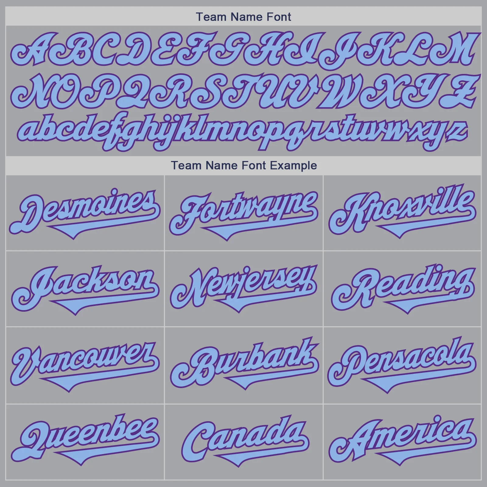 Custom Gray Light Blue-Purple Authentic Two Tone Baseball Jersey - Image 4