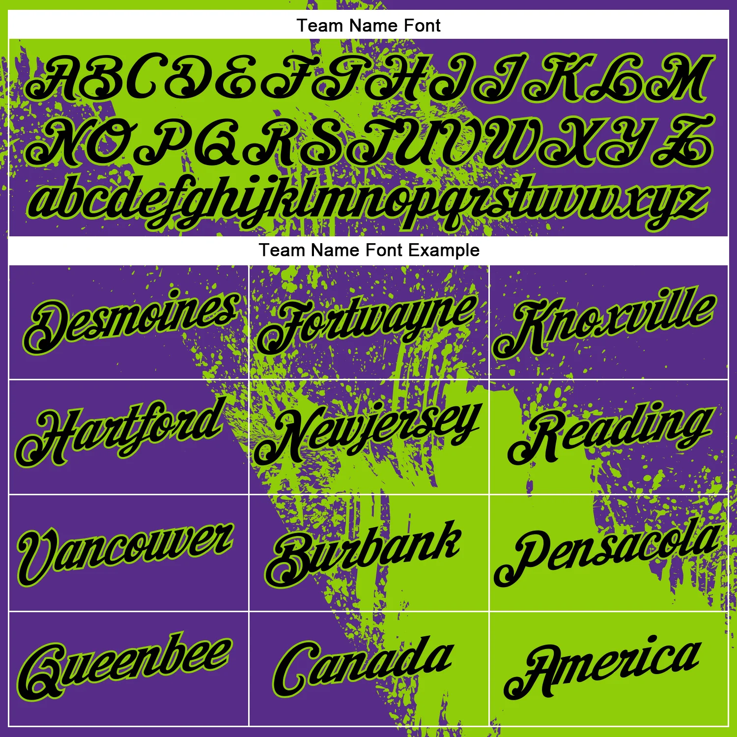 Custom Neon Green Black-Purple 3D Pattern Design Abstract Brush Stroke Performance Polo Shirt - Image 4