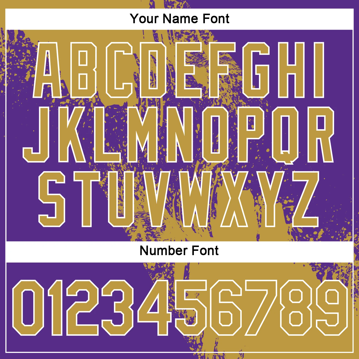 Custom Old Gold Purple-White 3D Pattern Design Abstract Brush Stroke Performance Polo Shirt - Image 5