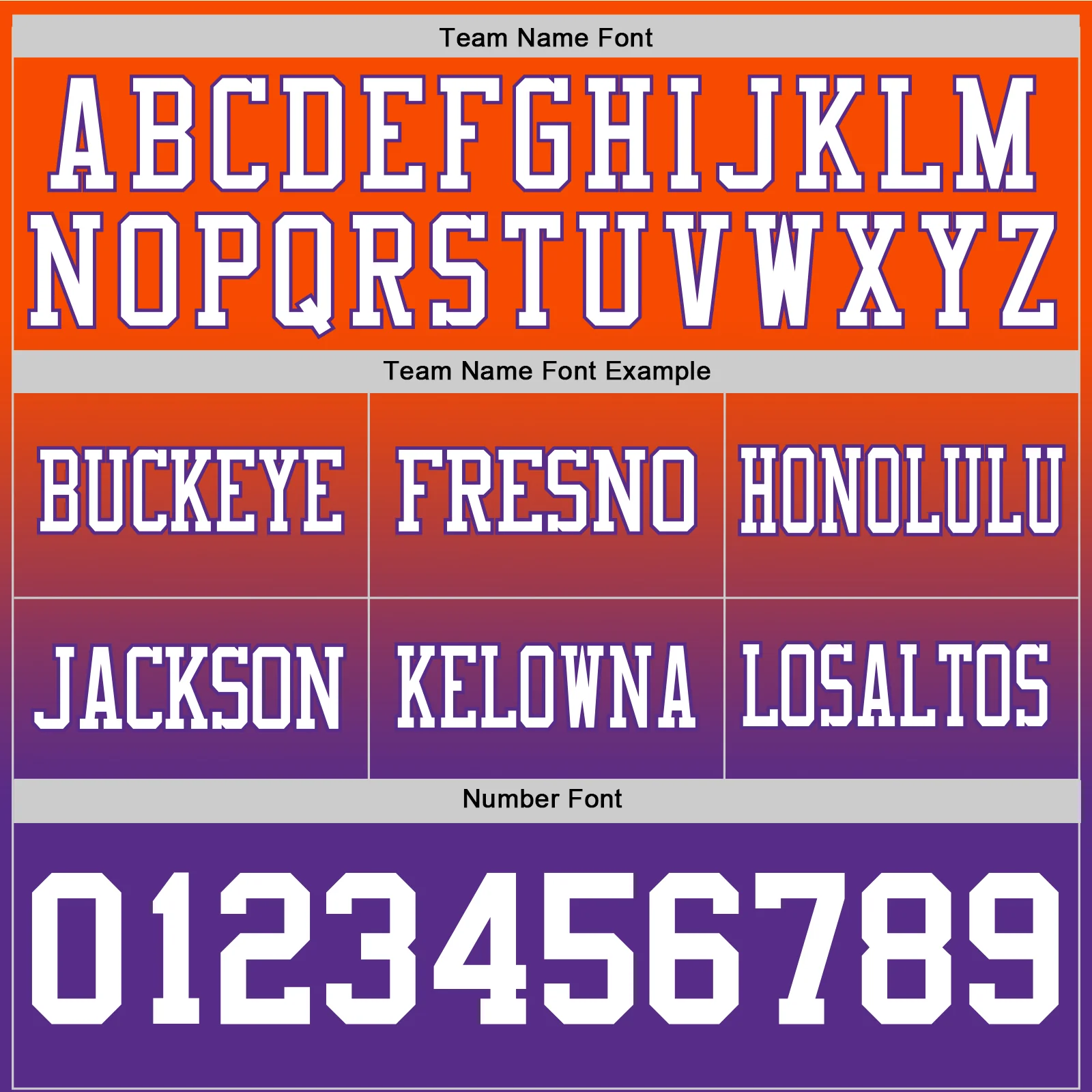 Custom Orange White-Purple Authentic Fade Fashion Football Jersey - Image 3