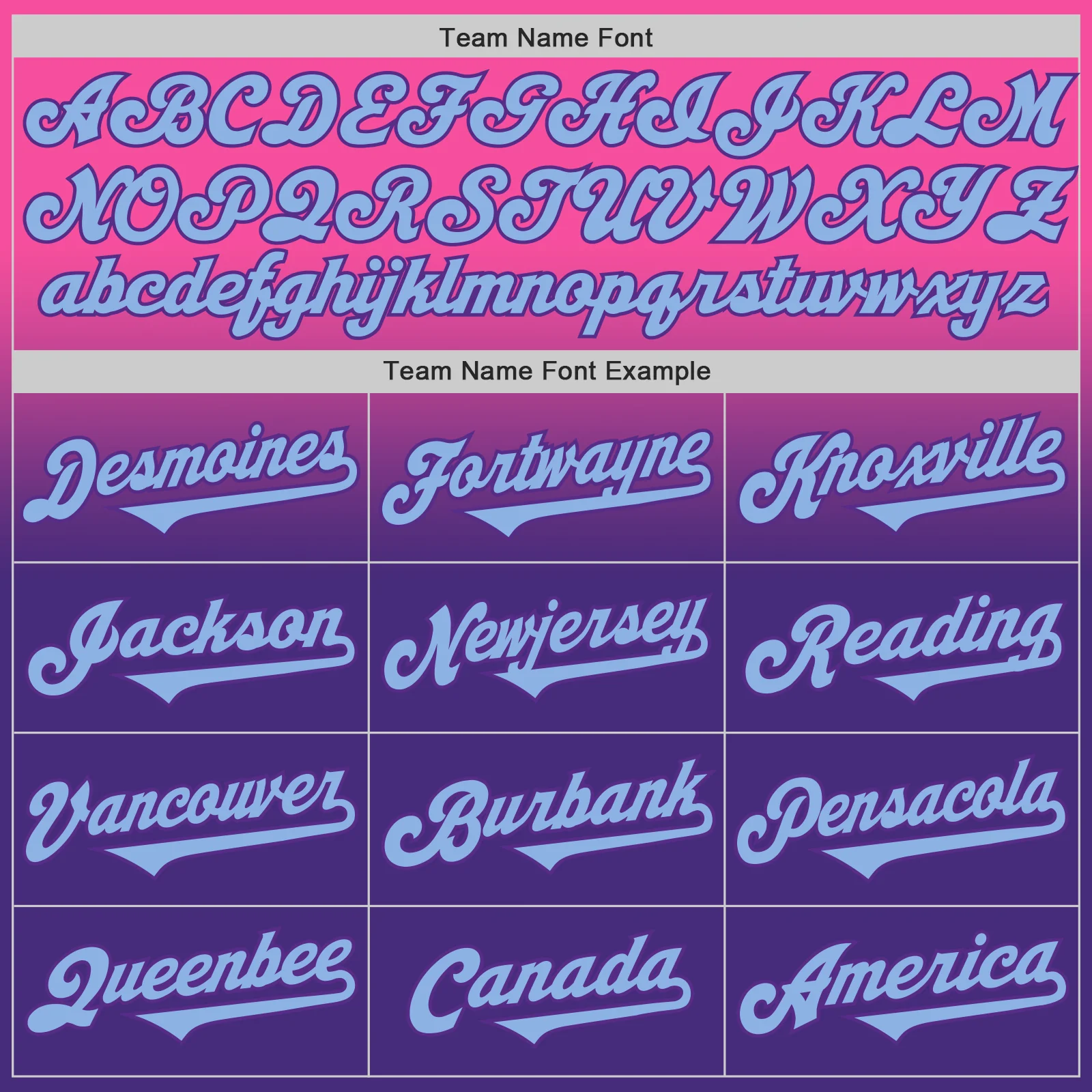 Custom Pink Light Blue-Purple Authentic Fade Fashion Baseball Jersey - Image 4