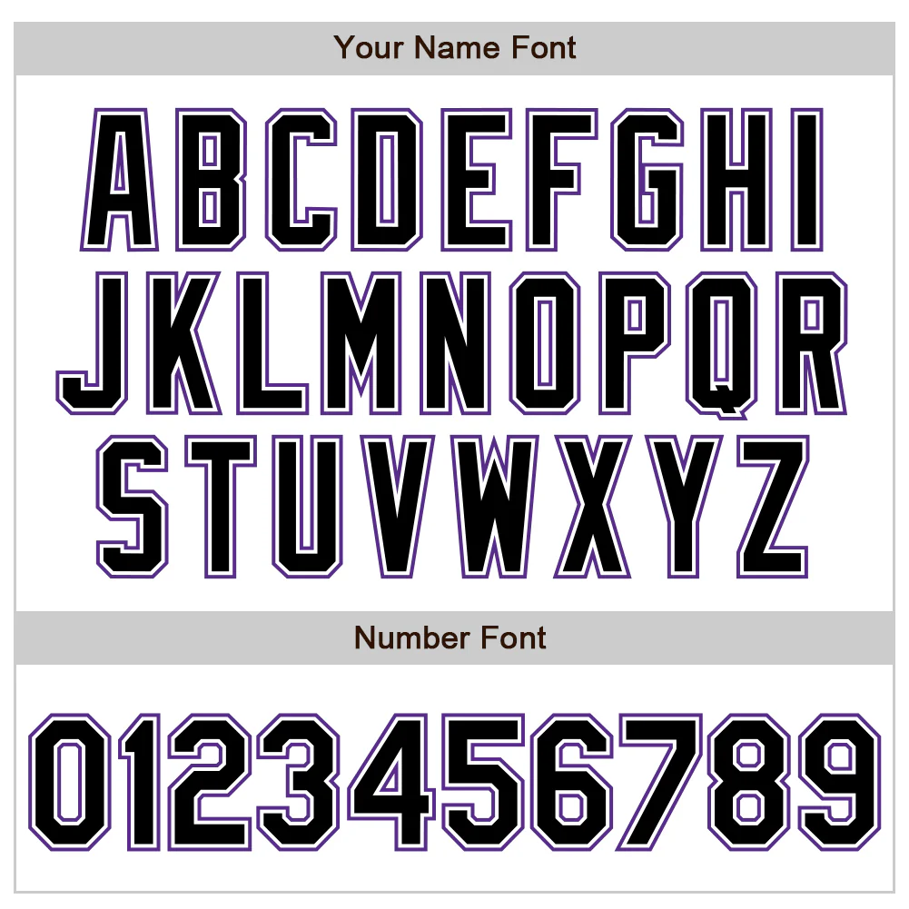 Custom White Black-Purple Authentic Baseball Jersey - Image 4