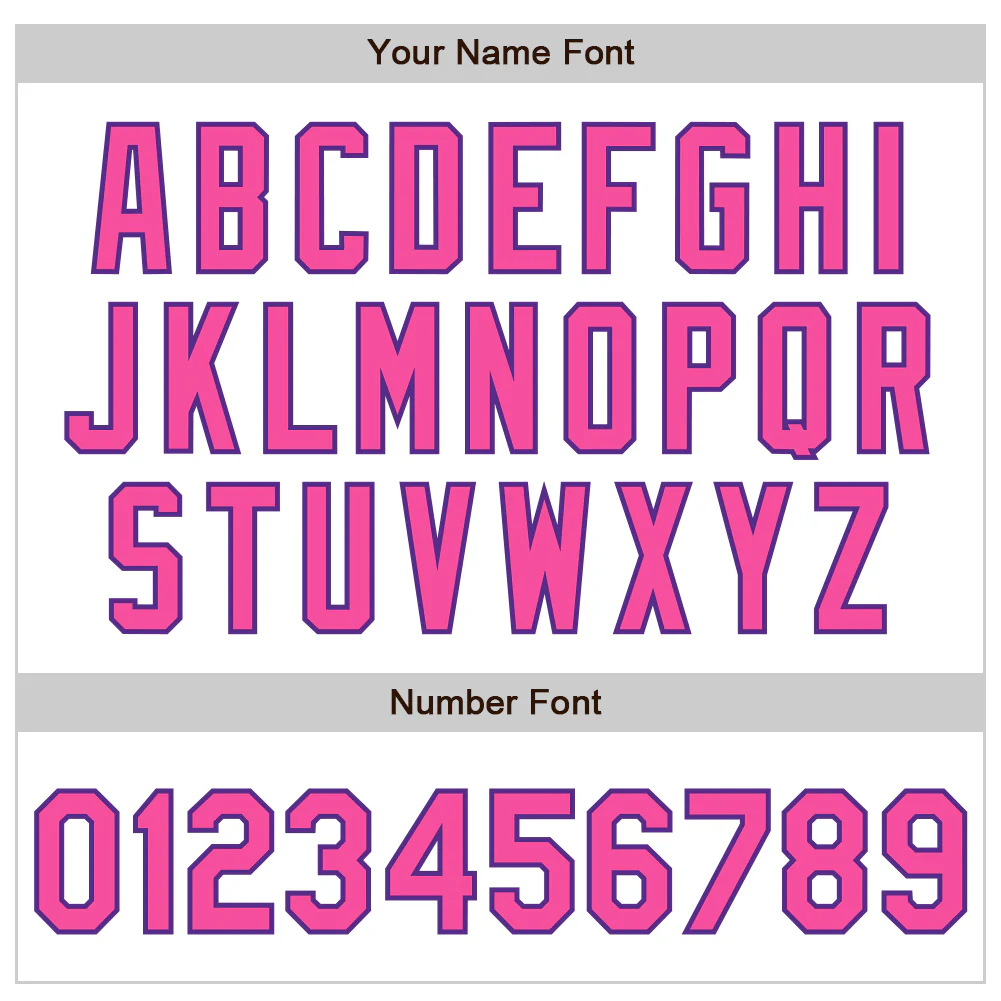Custom White Pink-Purple Authentic Baseball Jersey - Image 8