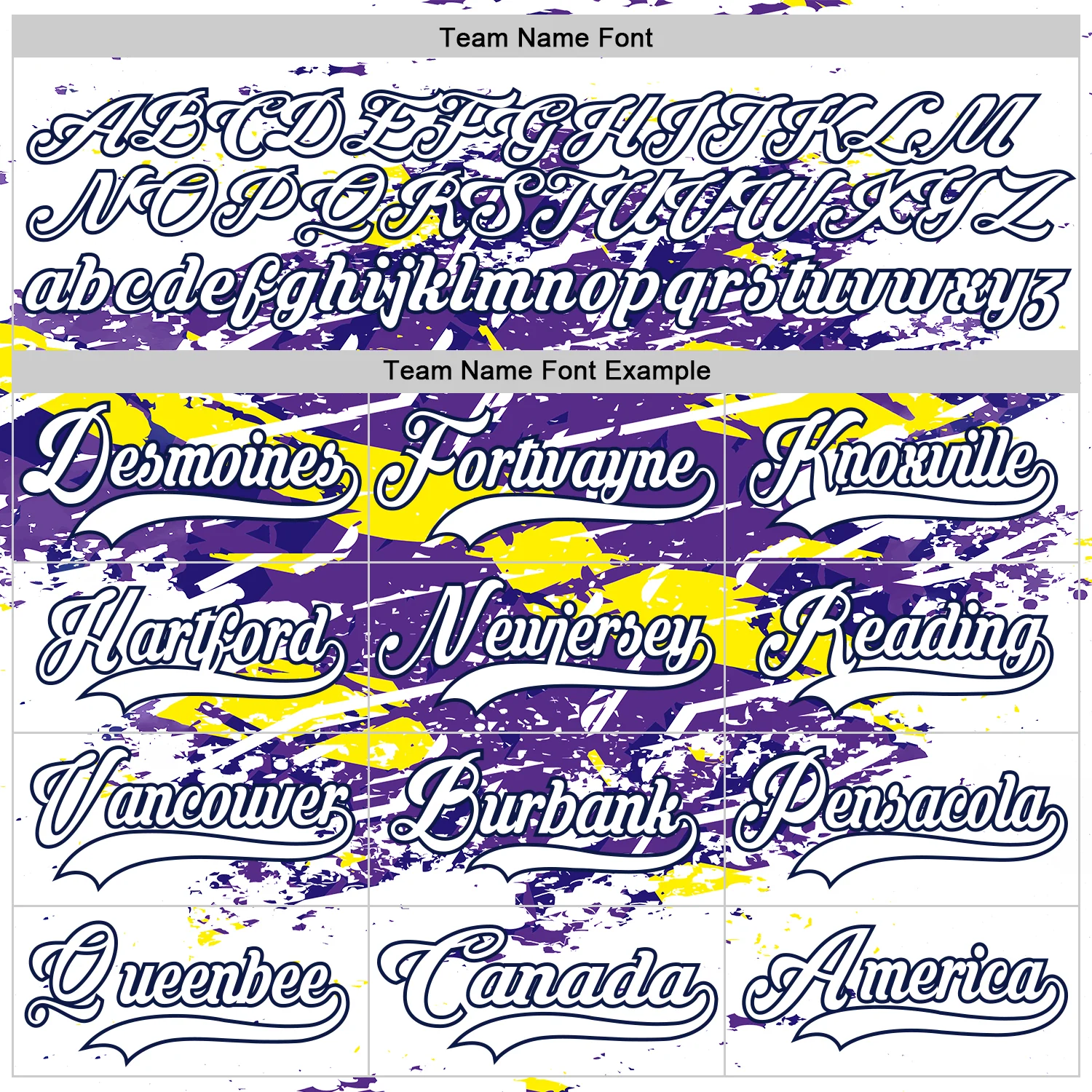 Custom White Purple Yellow-Navy Abstract Splatter Paint Grunge Hockey Lace Neck Jersey - Image 6
