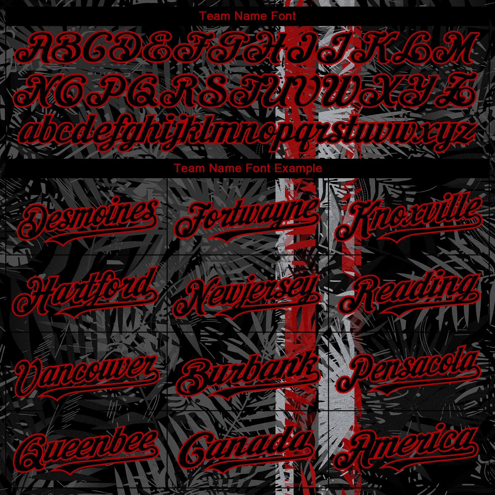 Custom Black Red Hawaii Tropical Palm Leaves Authentic Baseball Jersey - Image 4