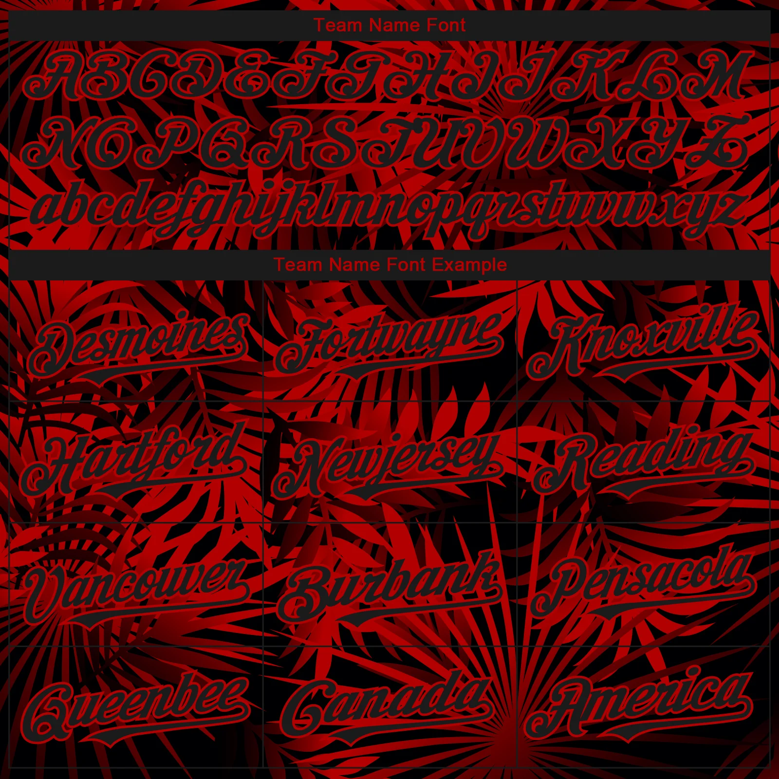 Custom Black Red Hawaii Palm Leaves Authentic Baseball Jersey - Image 4