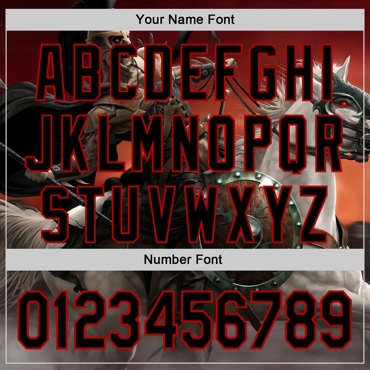 Custom Black Red Tom Wood Dark Rider Authentic Baseball Jersey - Image 5