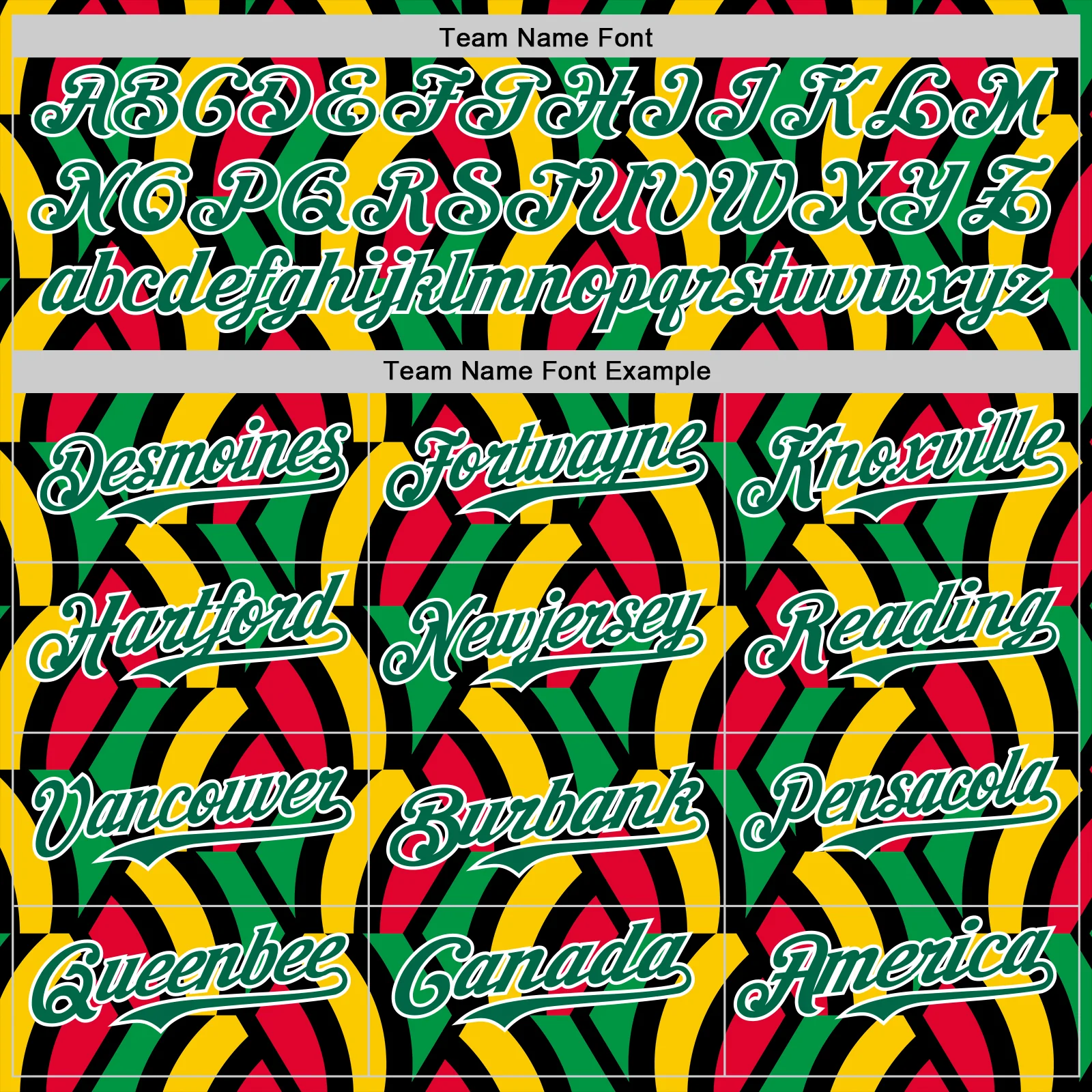 Custom Black Kelly Green Red Yellow-White 3D Pattern Design Black History Month African Ethnicity Style Abstract Geometric Authentic Baseball Jersey - Image 4