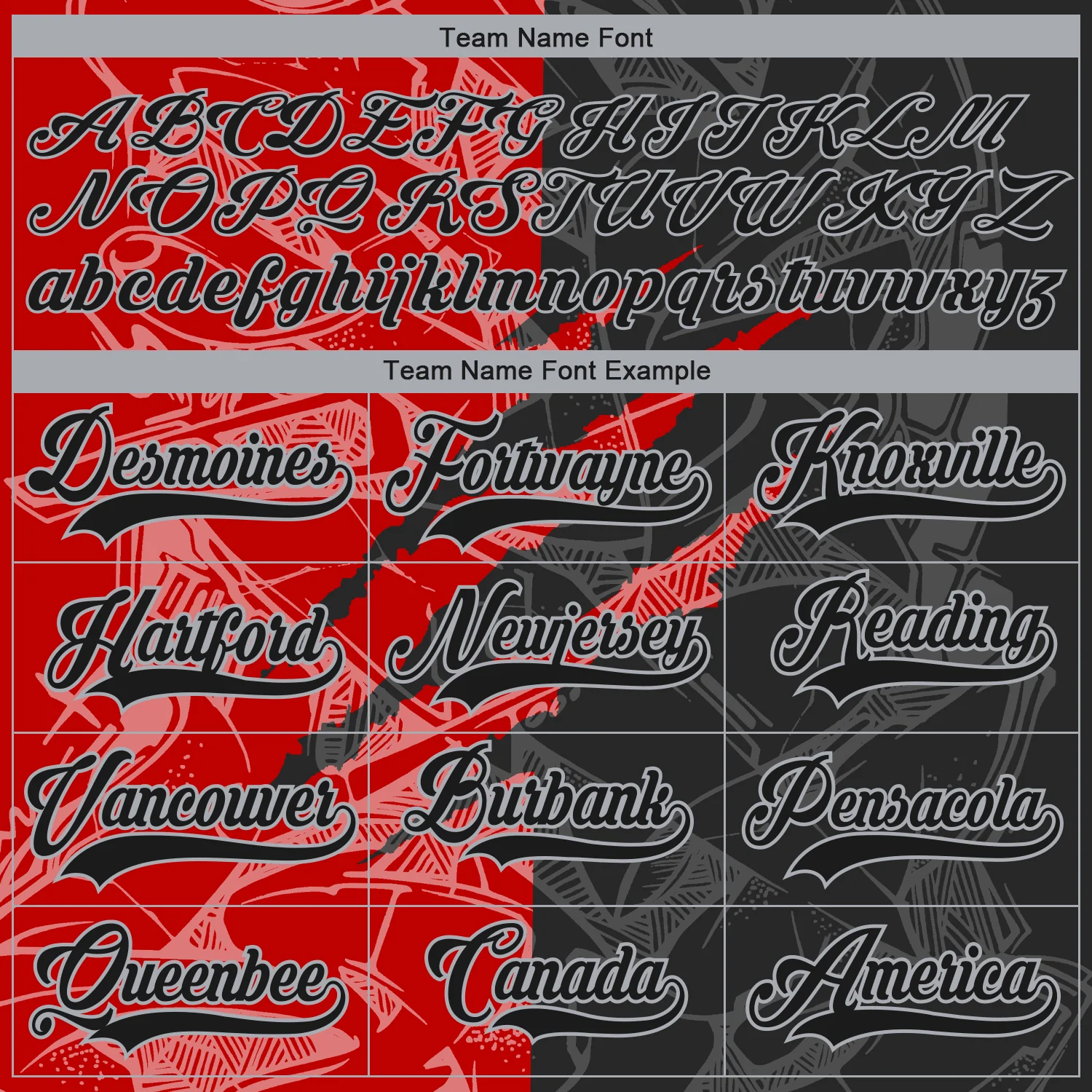 Custom Black Red-Gray 3D Pattern Gradient Fashion Scratch Hockey Lace Neck Jersey - Image 4